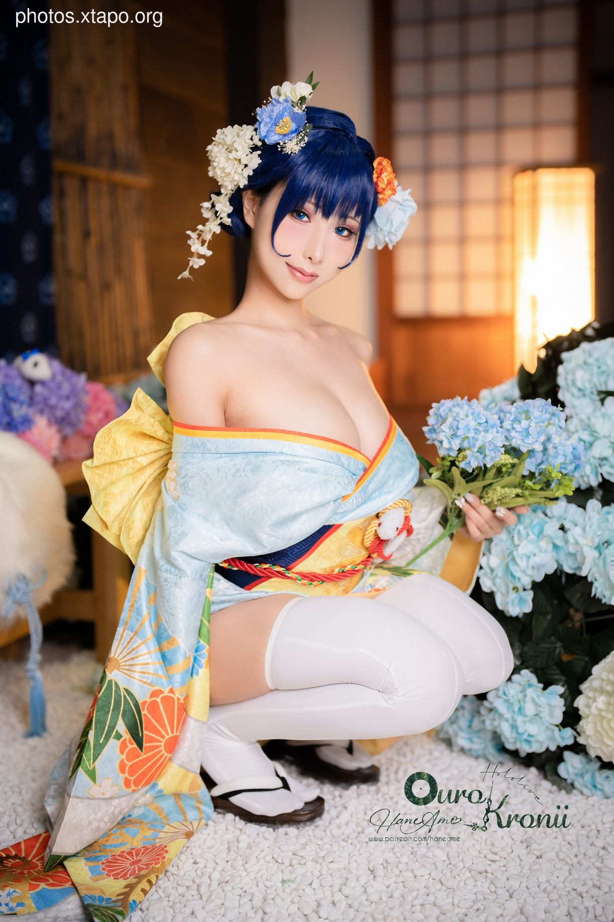 Rain Bo_HANEAME HOLOLIVE_ Kronii_Photobook _ Time Photo & Nbsp 2. Kimono