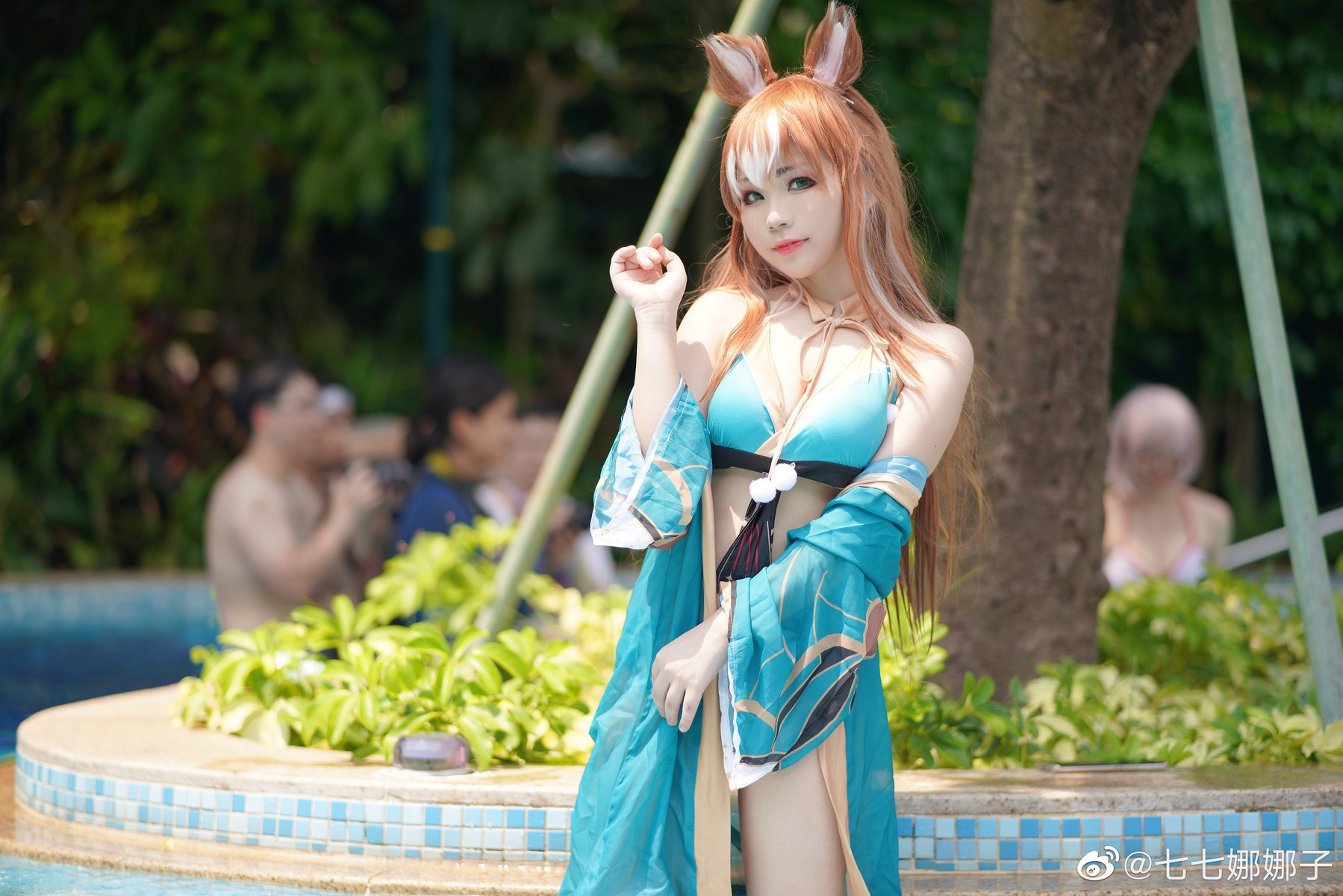 Qiqi Nanazi Cosplay Xina Bar ​​​Swimsuit Ver