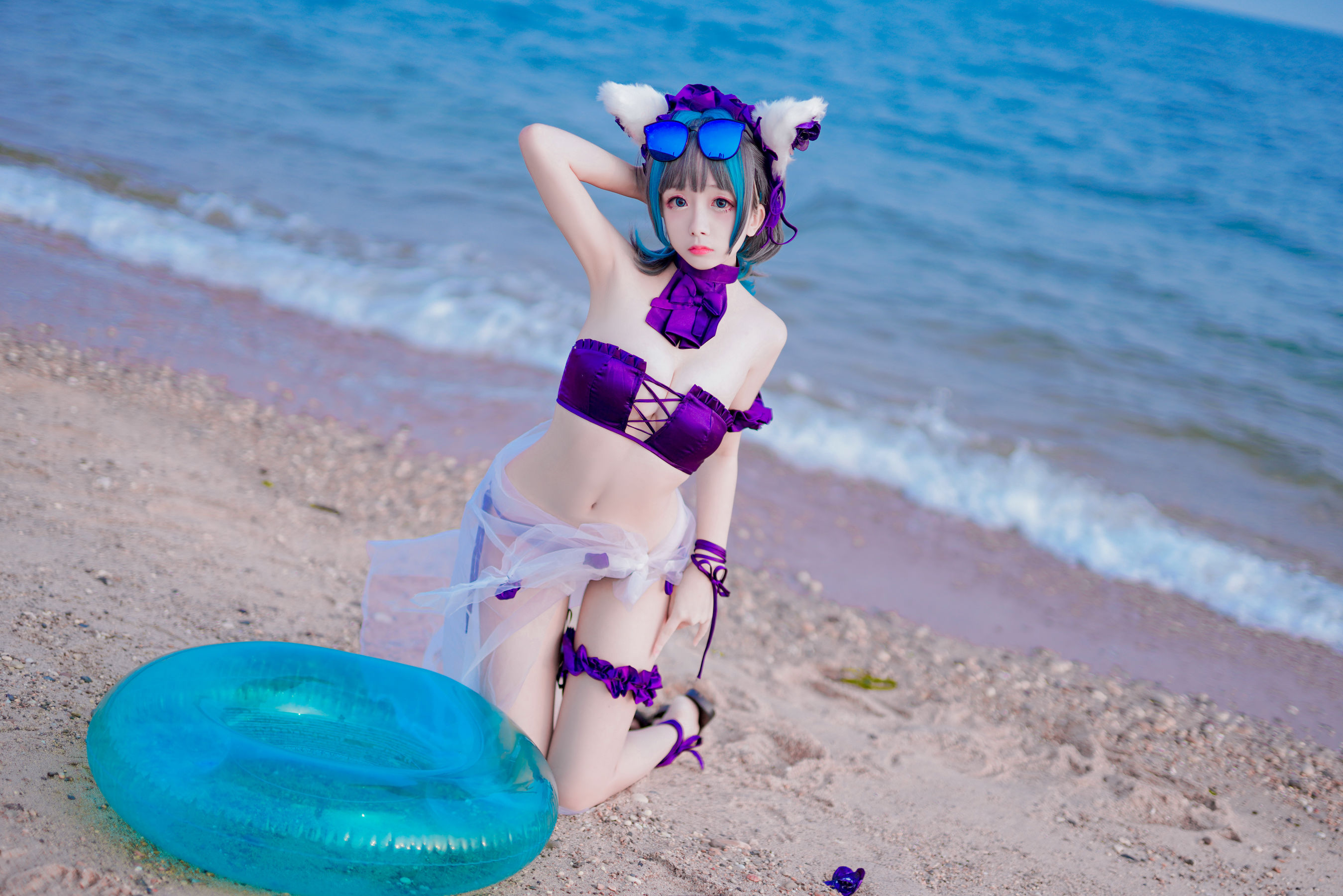 COS Welfare COSPLAY Renai Jiao -Chai County Cat Swimsuit