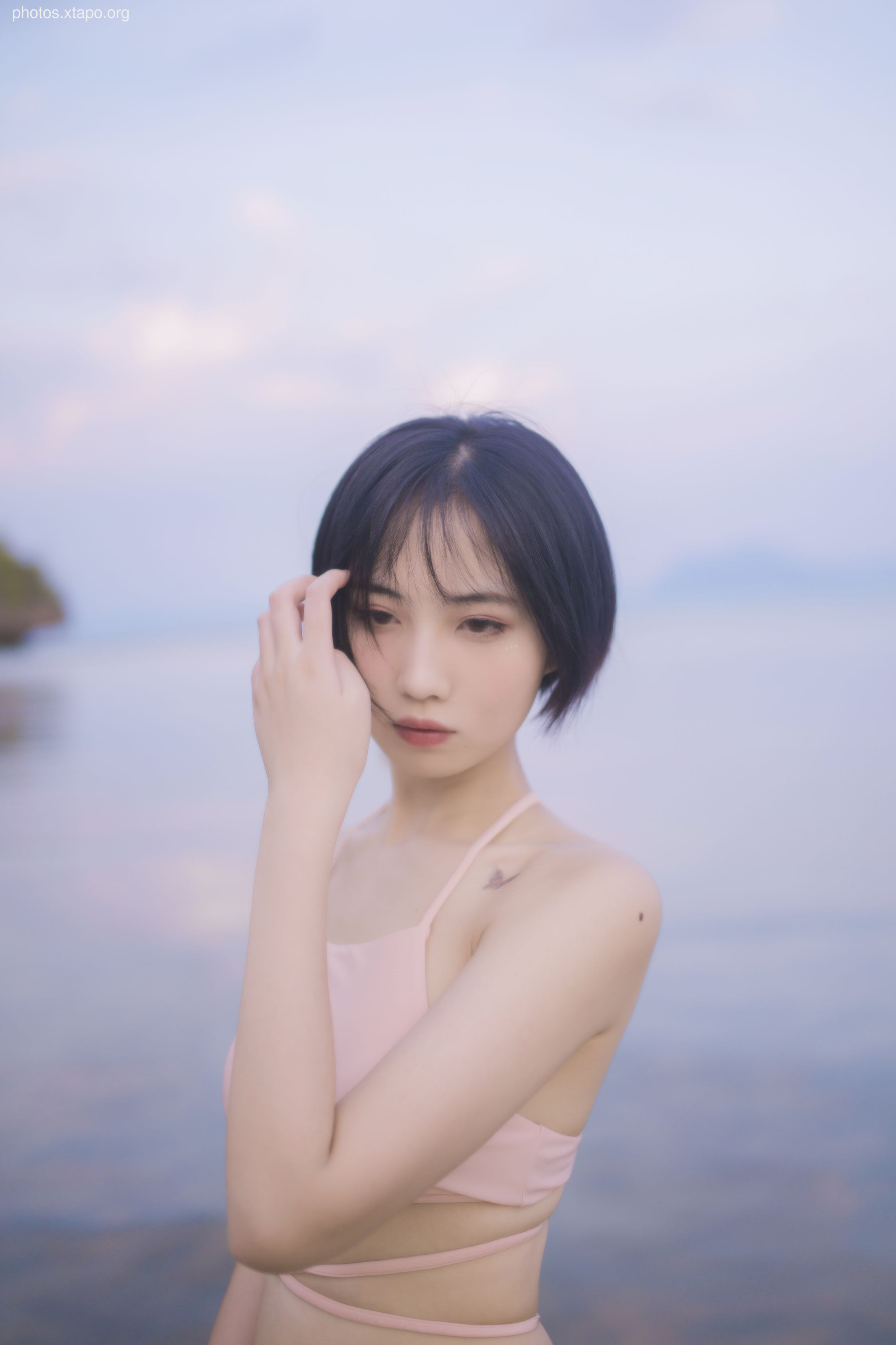 No.020 pink swimsuit 30p-235MB