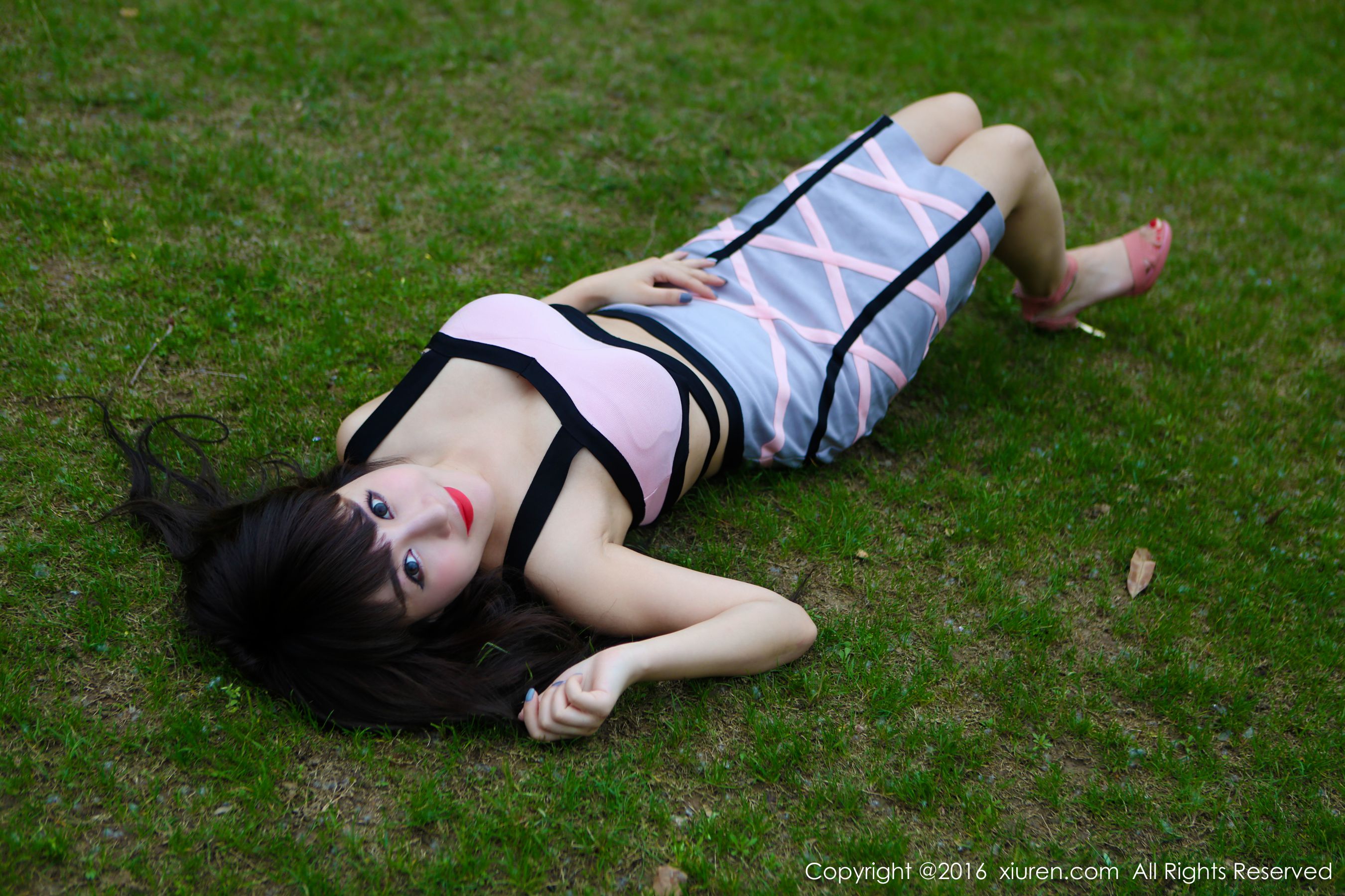 Chen Qiaobei Isabella Outer Shooting Super Skirt Series Xiuren No.529