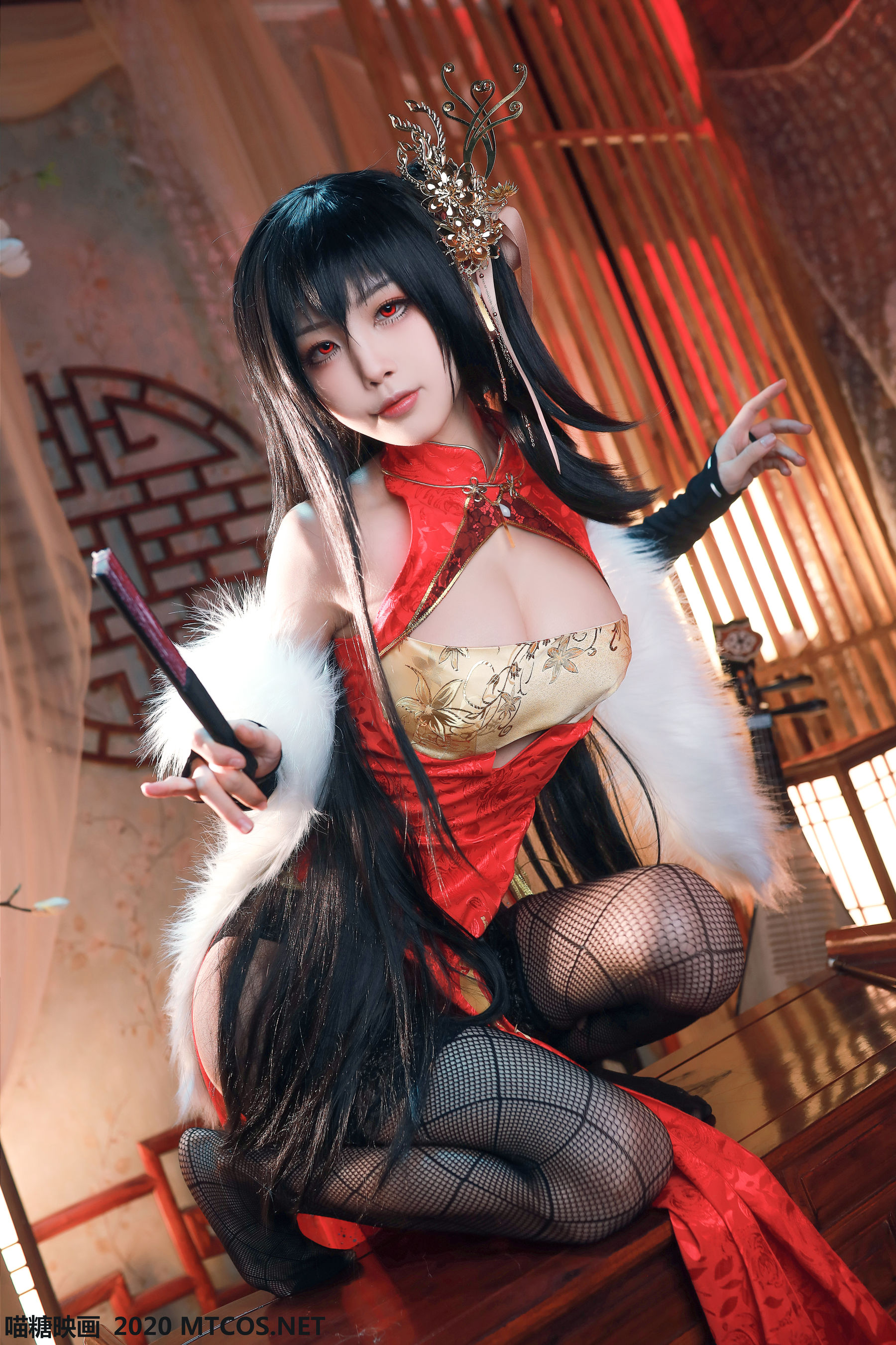 Meow Sugar Painting HML.004 Shuimiao Aqua Shuimiao Dafeng Cheongsam Cheongsam