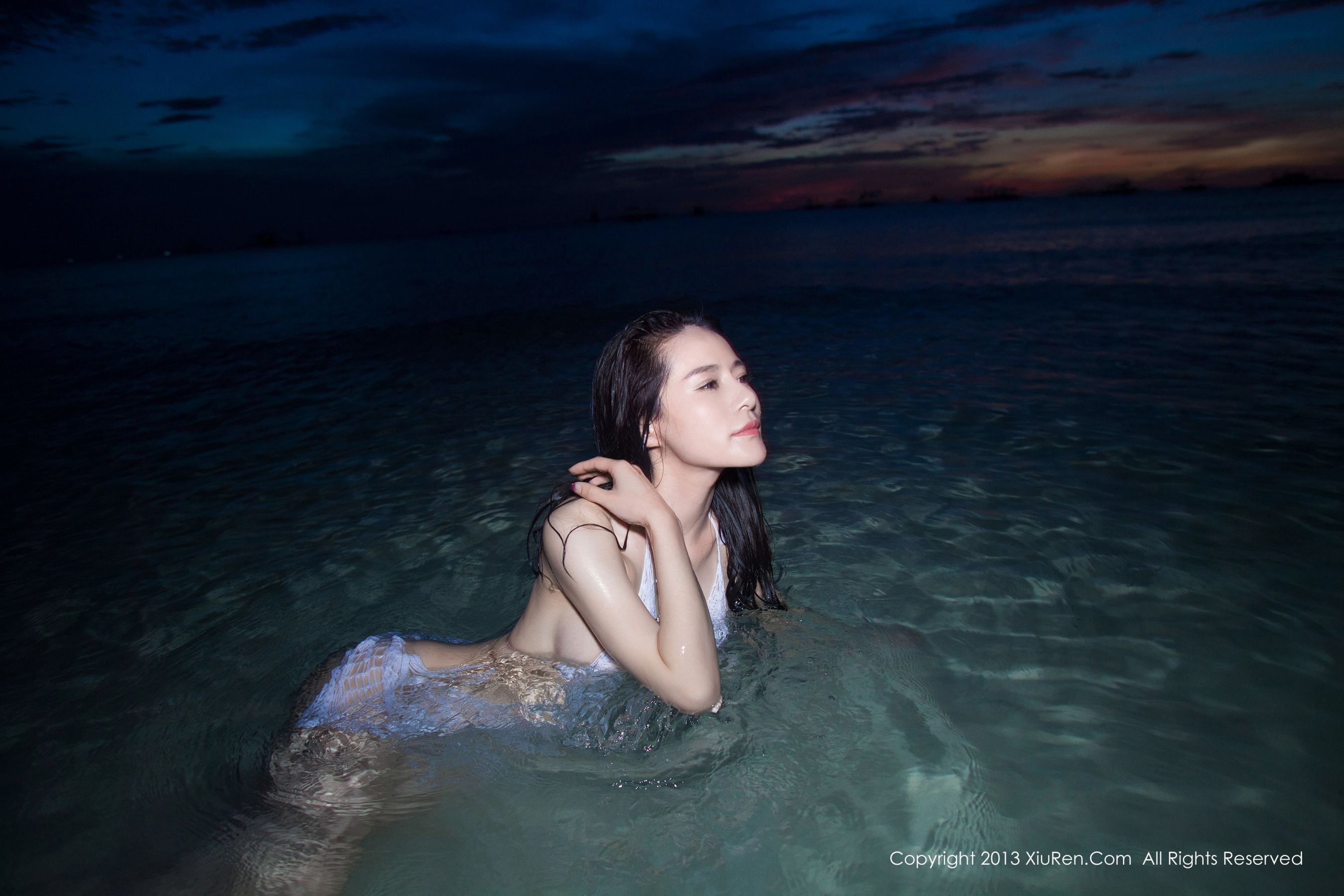 nancy small -seaside beautiful Bikini series Xiuren No.069