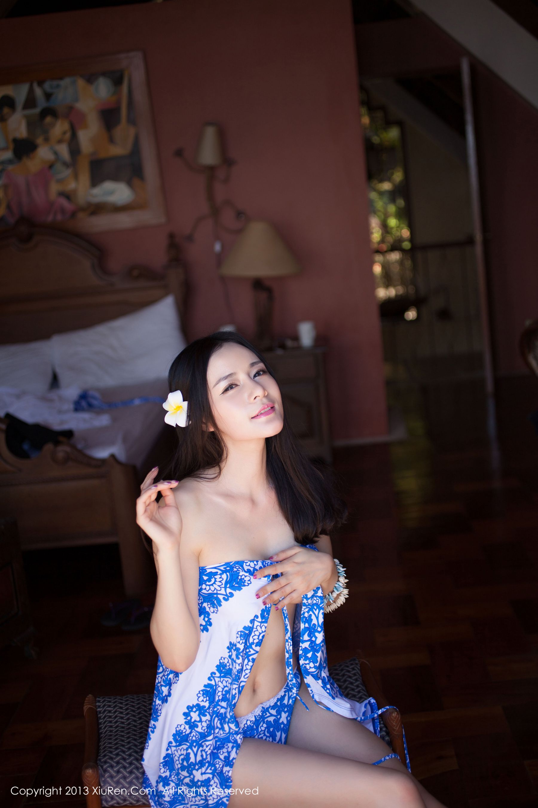 nancy small -seaside beautiful Bikini series Xiuren No.069