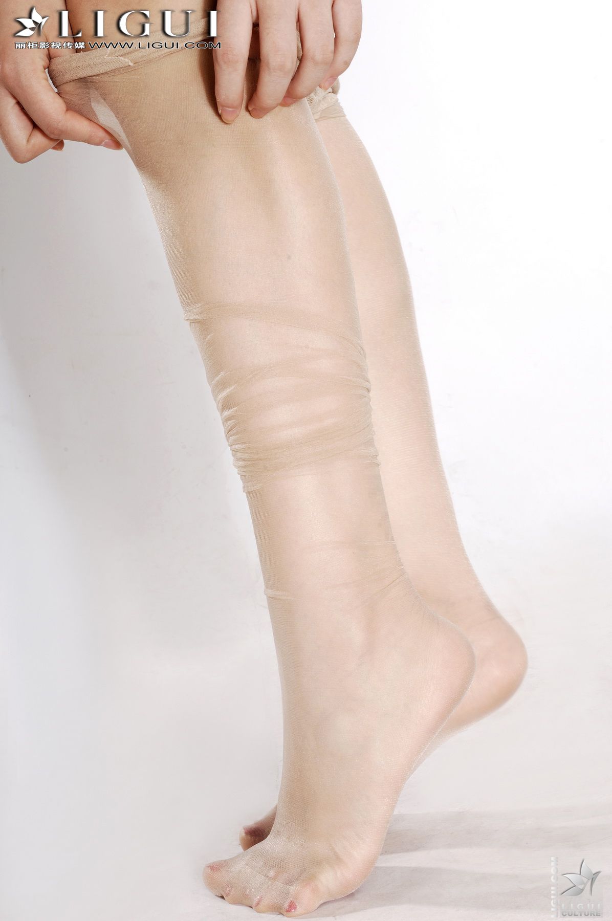 Model Wenjing Luxury Background, Noble temperament Ligui beautiful legs jade foot photo picture