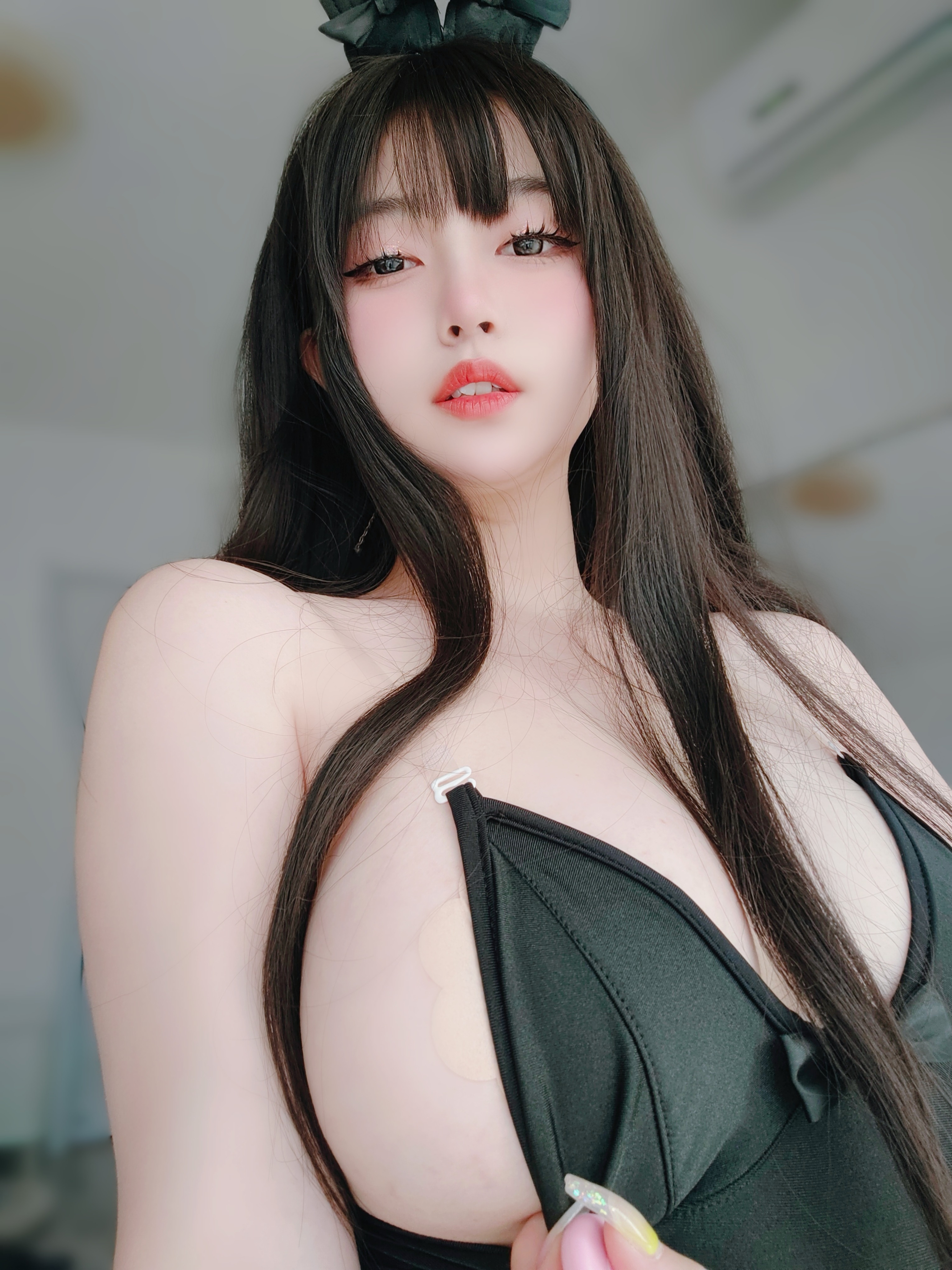 The heroine K black silk rabbit girl 102p-353MB