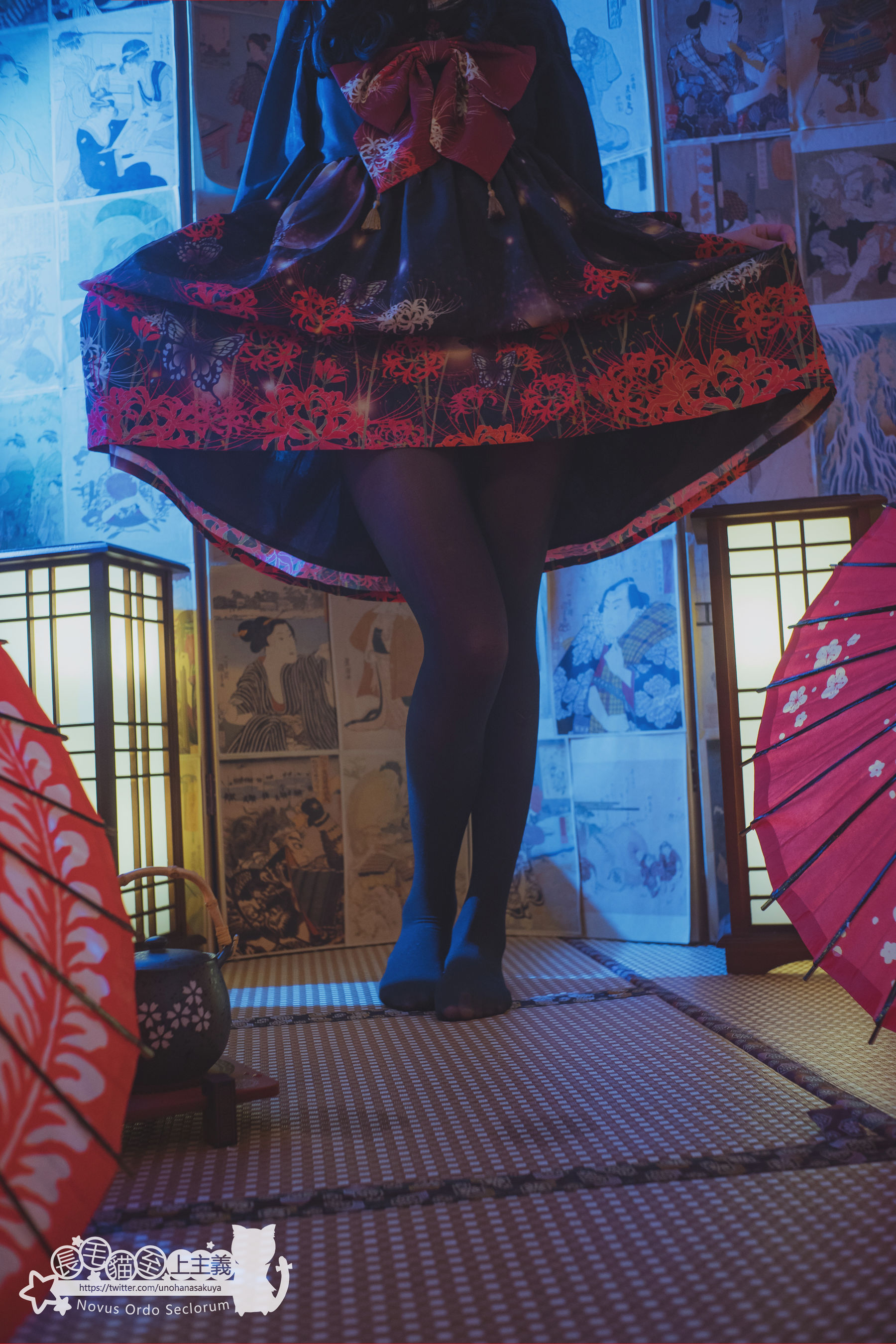 Welfare COS Waiser Kagiki Rin Rin Rin Josei -On the night when cluster amaryllis blooms