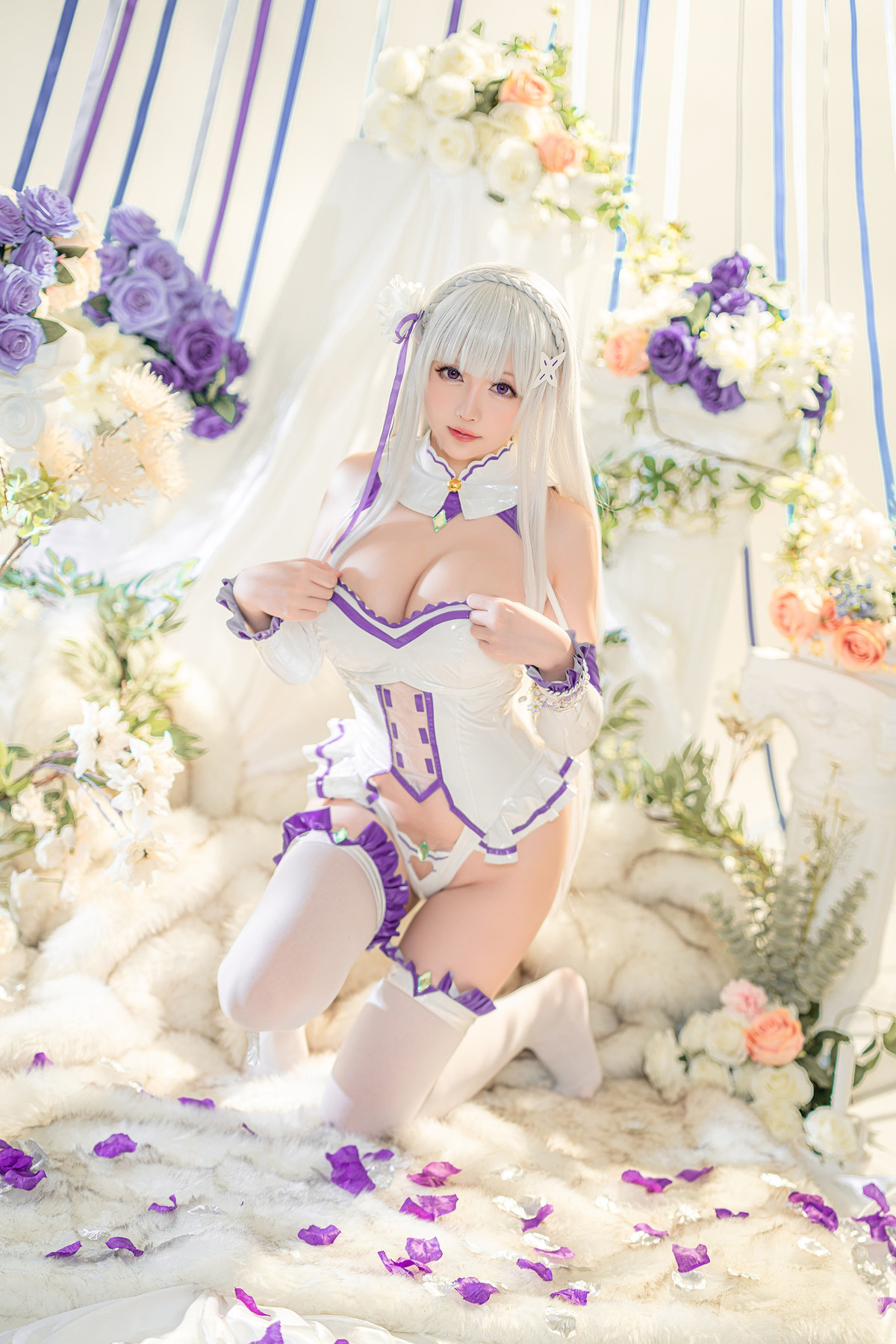 Hoshilily Miss Star Chichi Cosplay Emilia