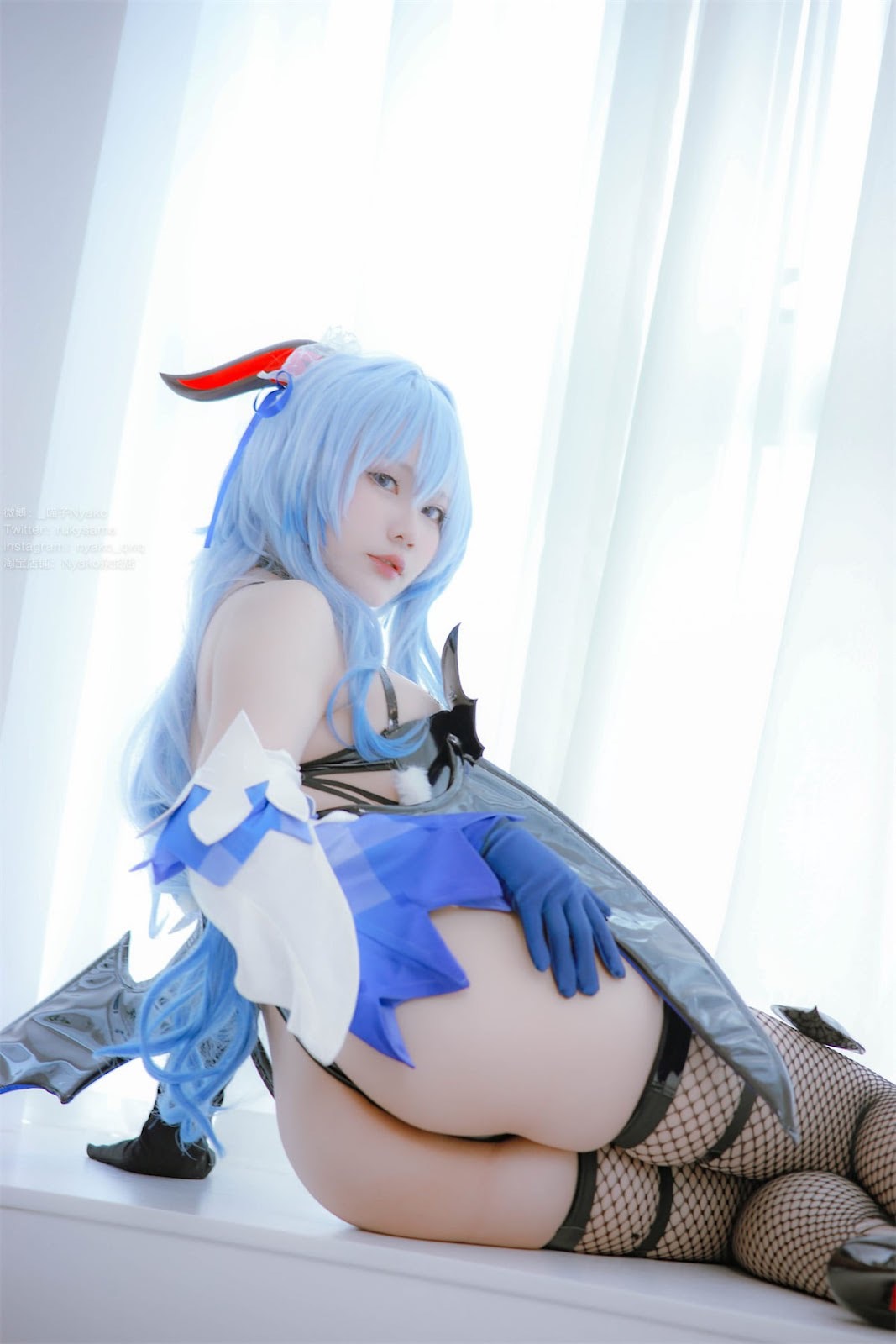 Cosplay Nyako Miaozi Genshin Ganyu Succubus