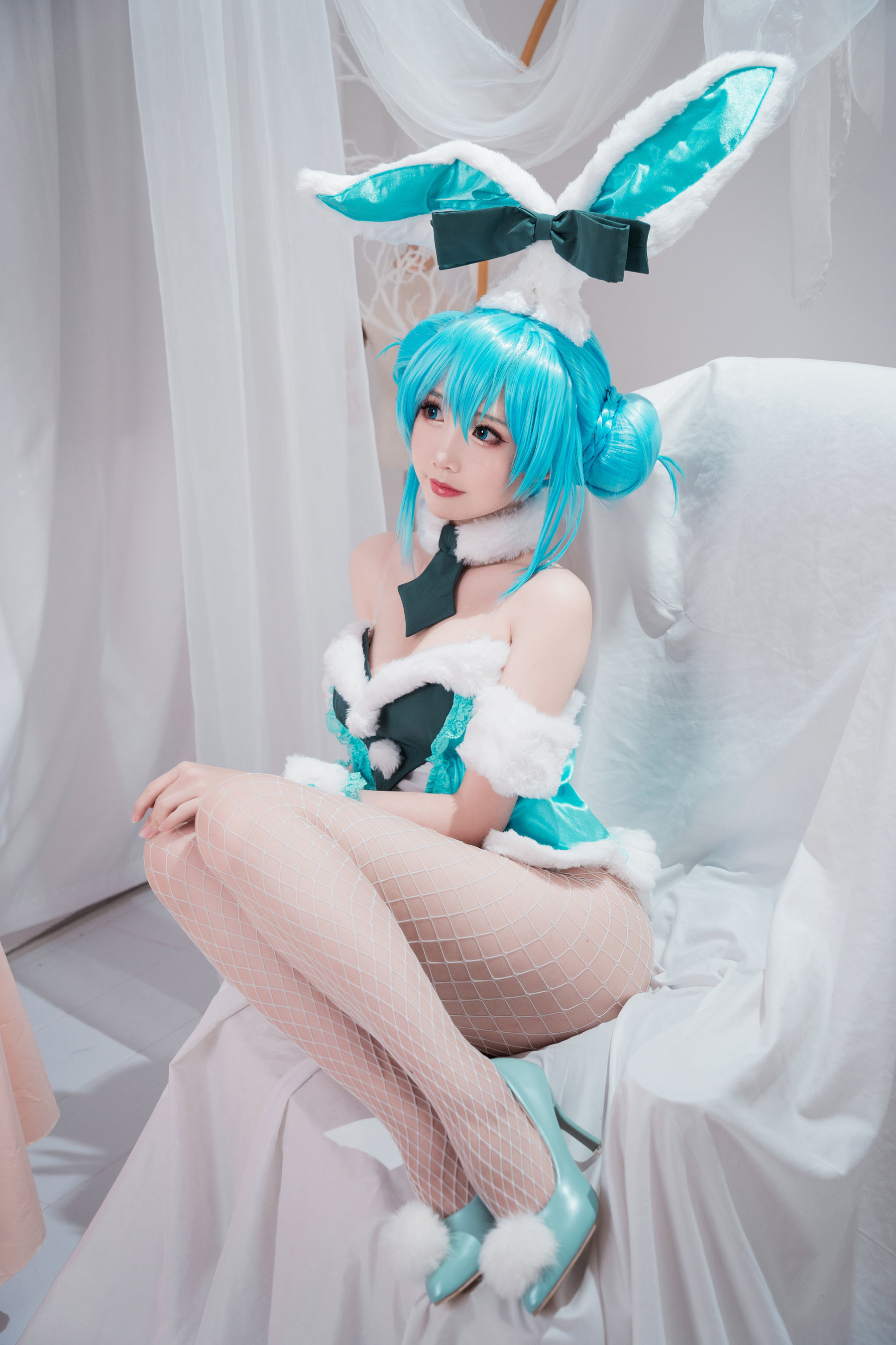 Net Red Coser Cute Popular Coser Noodle Cake Fairy -Hatsune Miku Girl