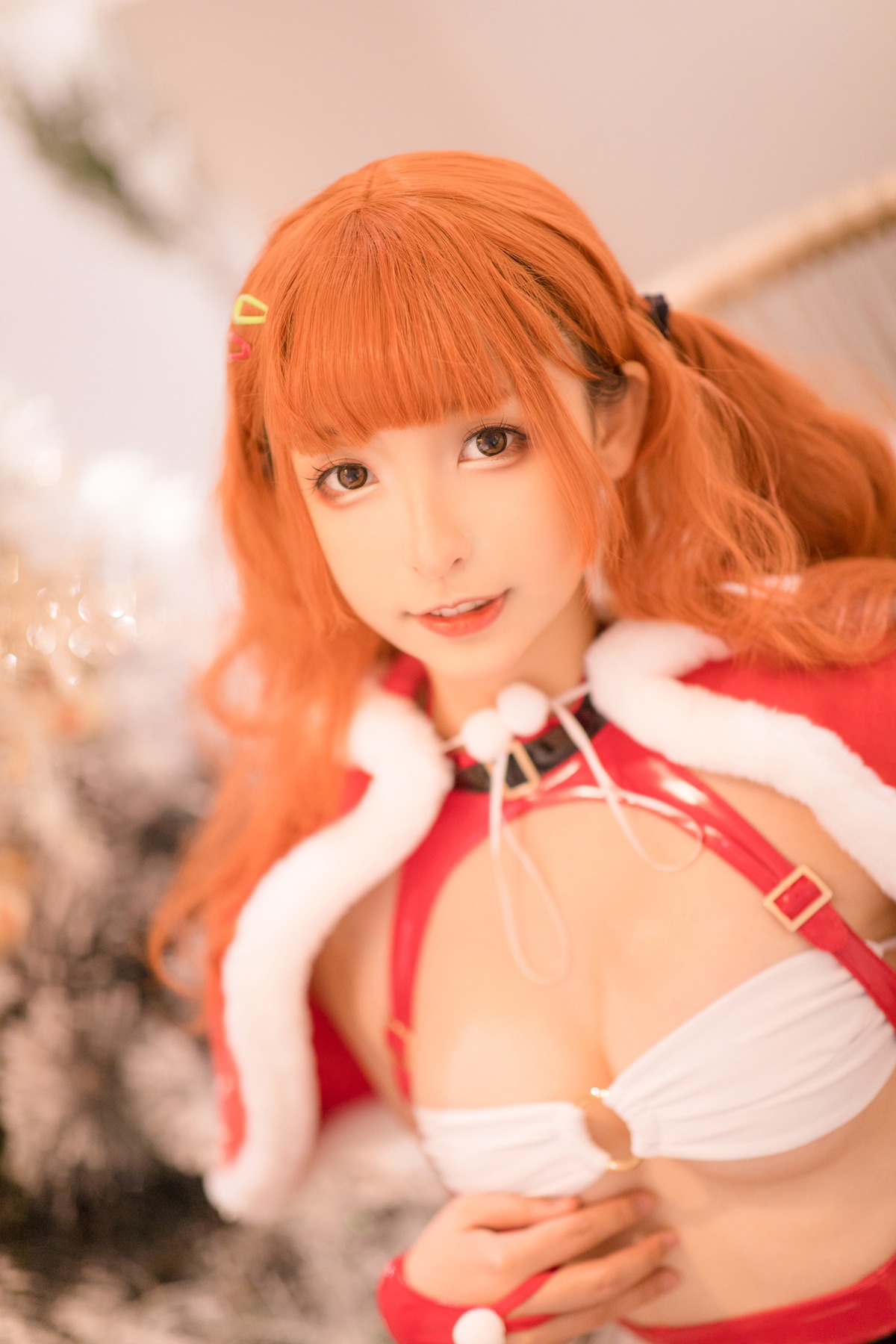 Kagurazaka Mafuyu Cosplay Christmas Queen 圣诞