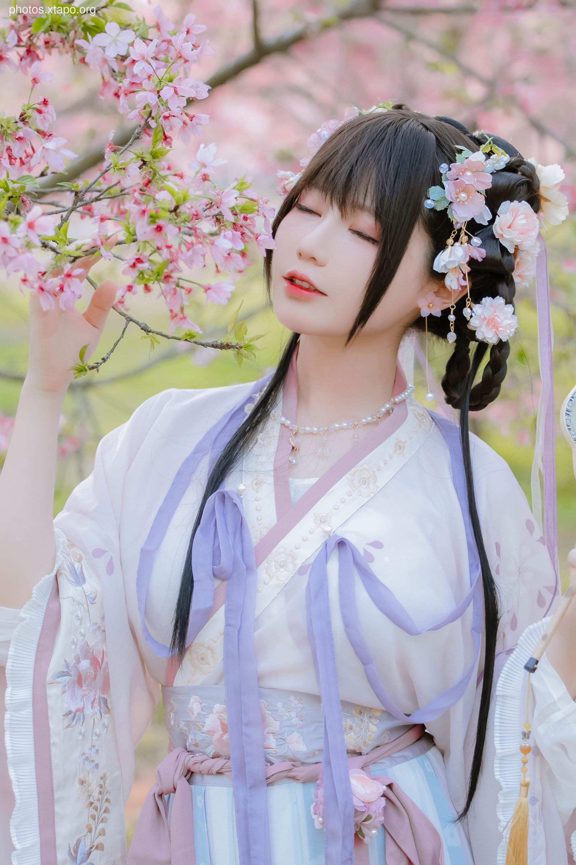 Meow Nyako -Sakura Hanfu Flower God Pray 52P -219MB