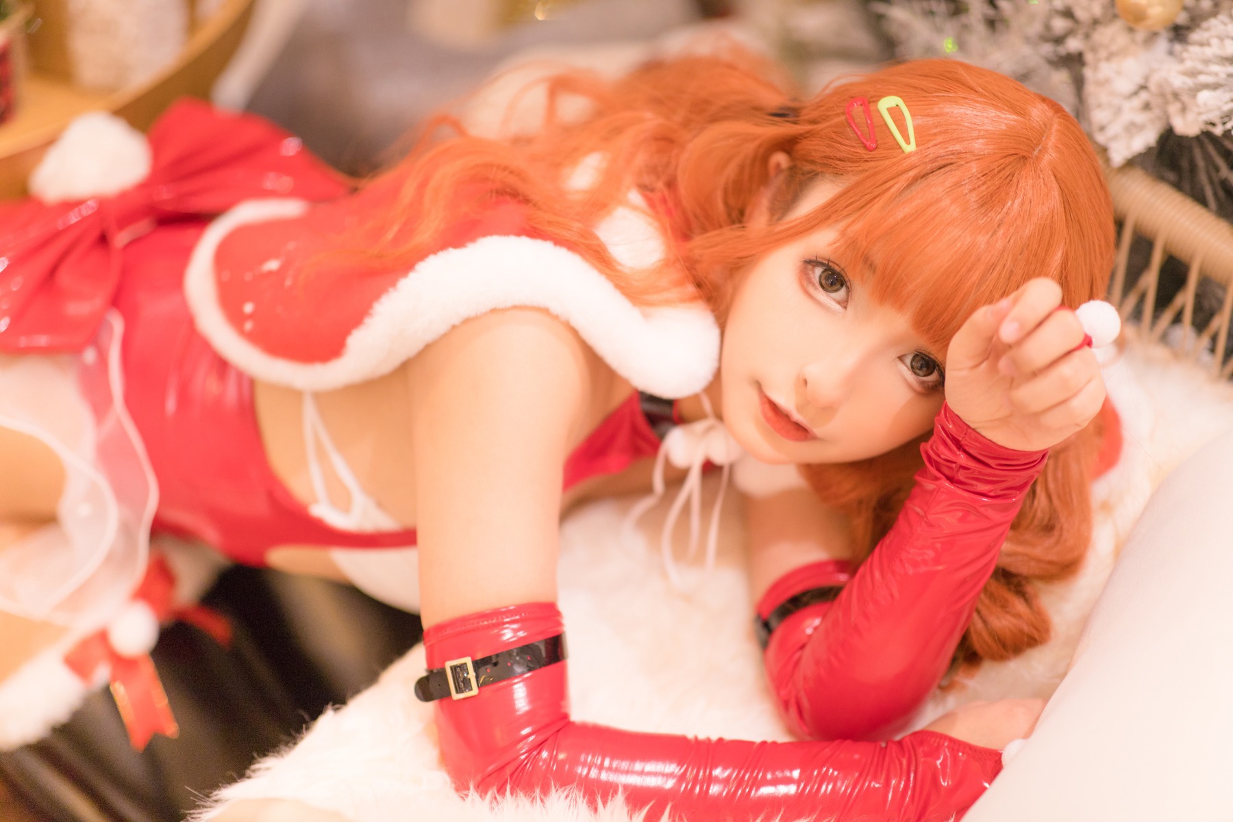 Kagurazaka Mafuyu Cosplay Christmas Queen 圣诞