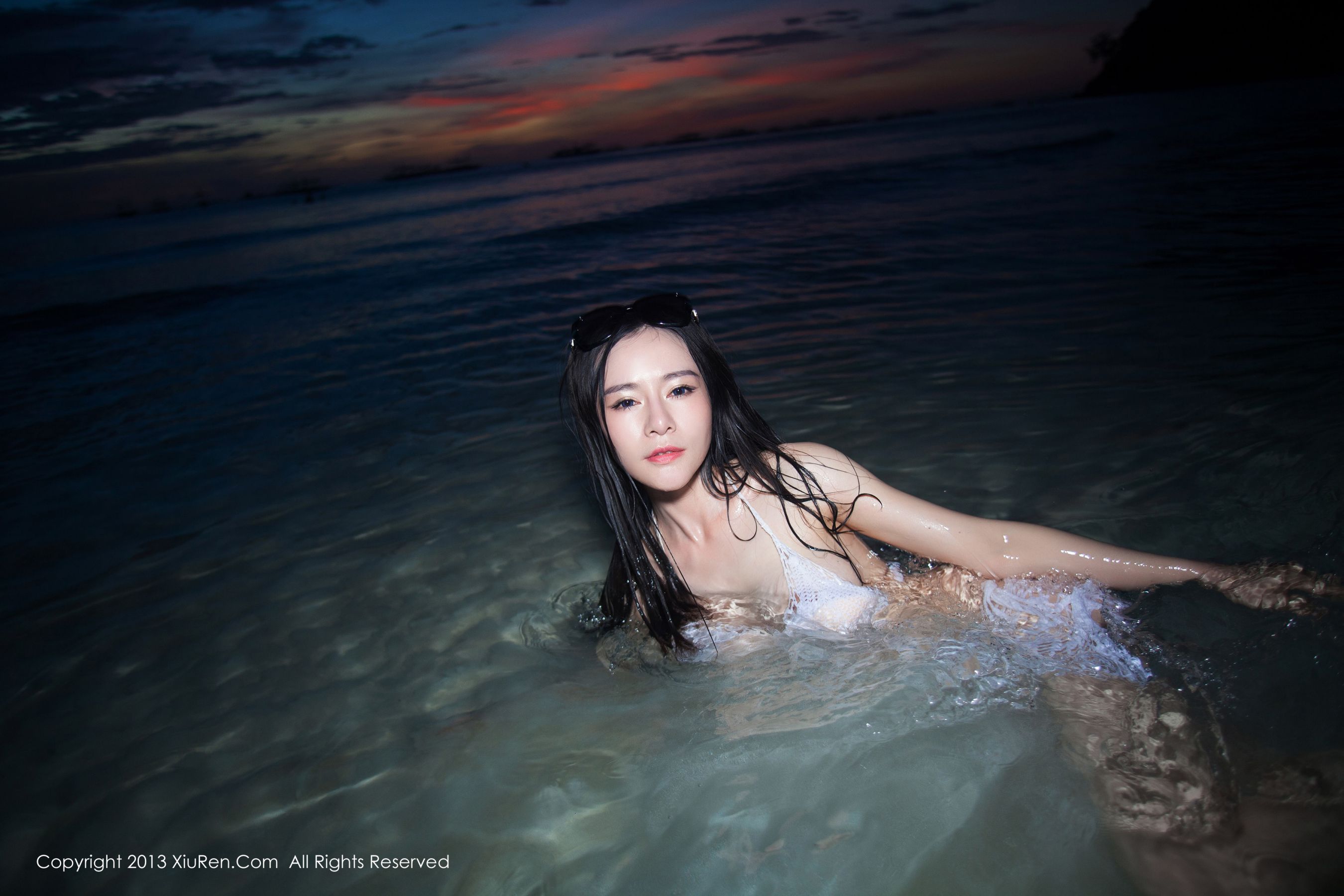 nancy small -seaside beautiful Bikini series Xiuren No.069