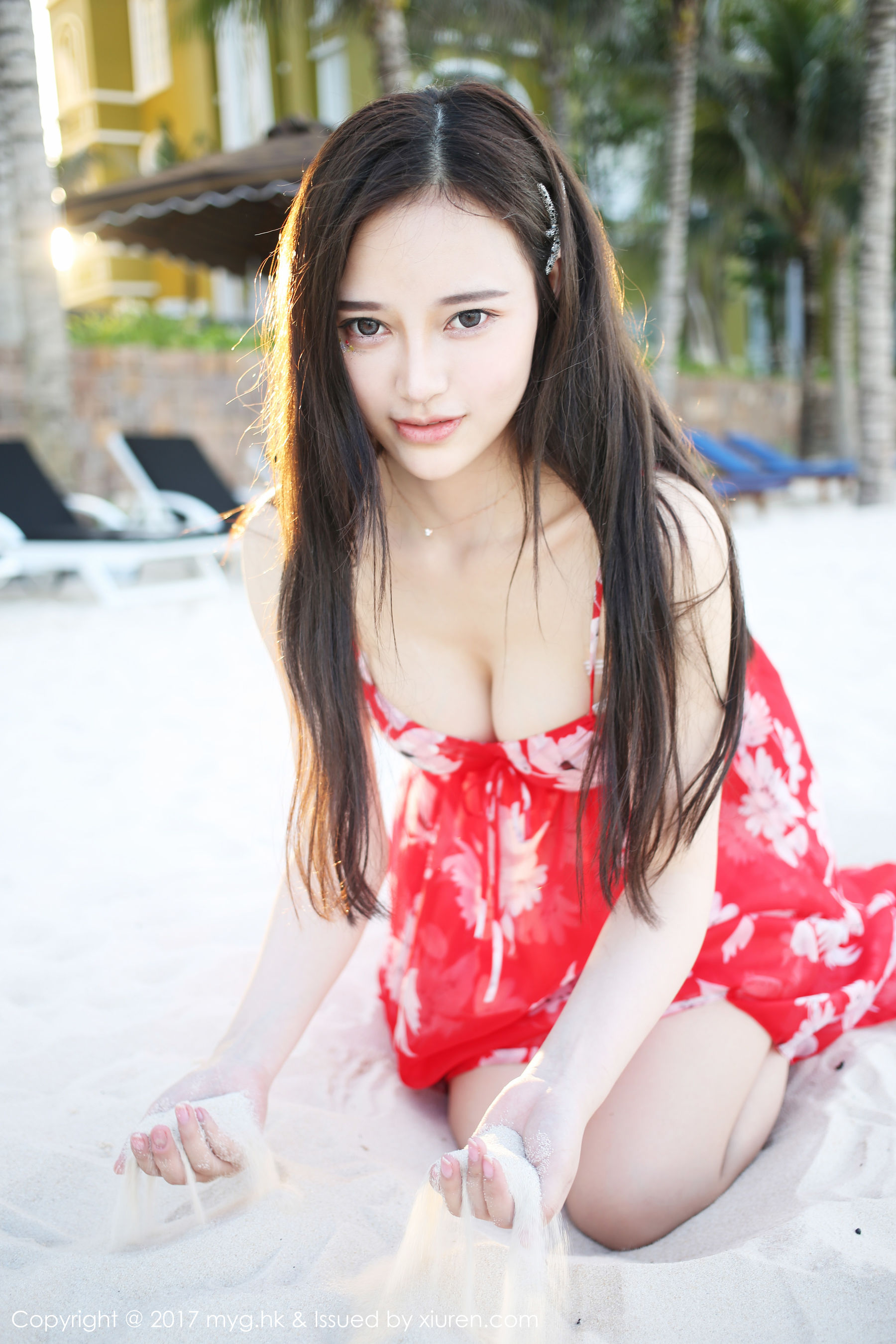 Tang Qier IL Wish Travel Photo Trailer Miyuan Pavilion Mygirl VOL.254
