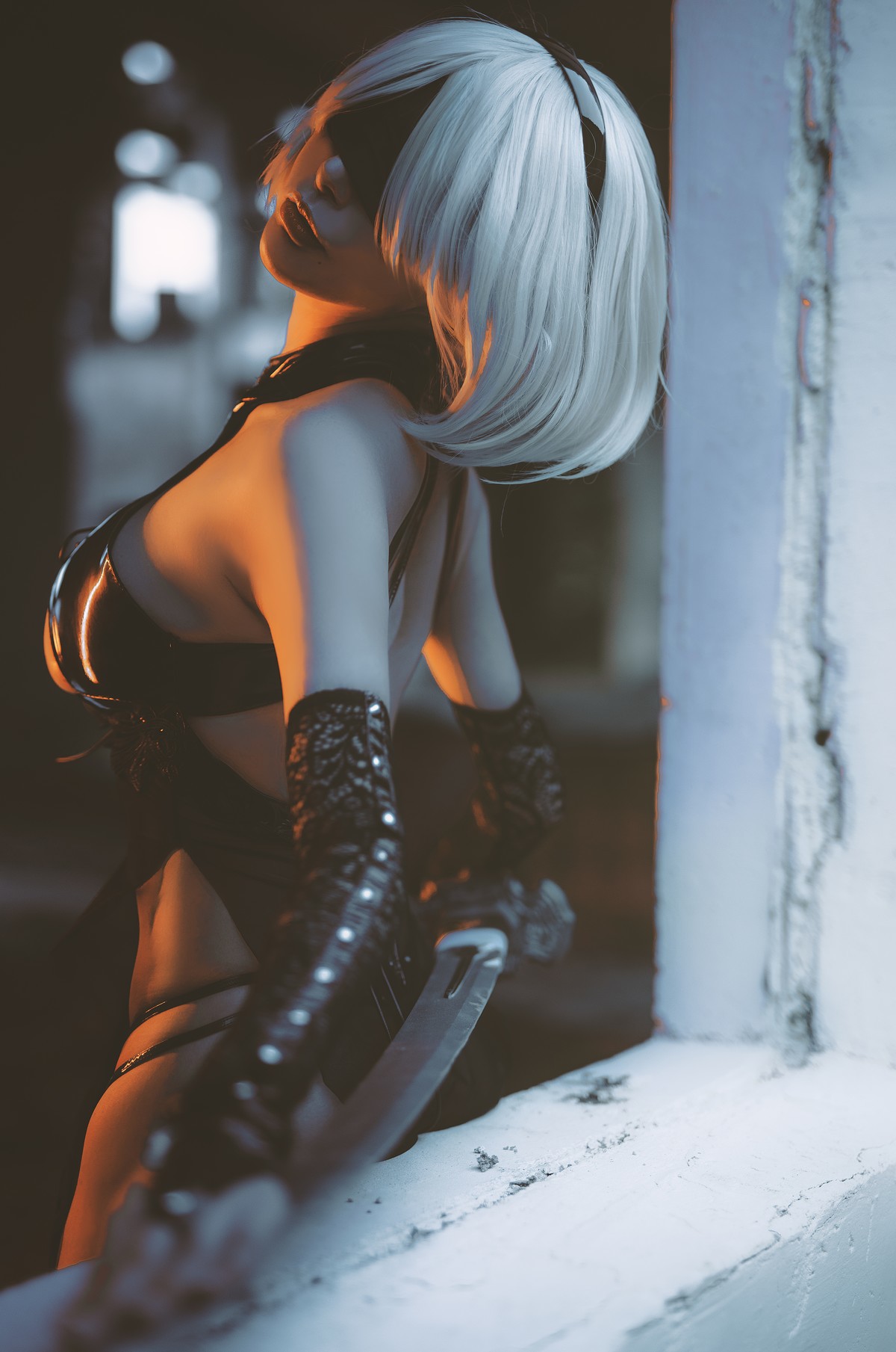 Natsukoakiakiaki Cosplay 2B NieR Automata