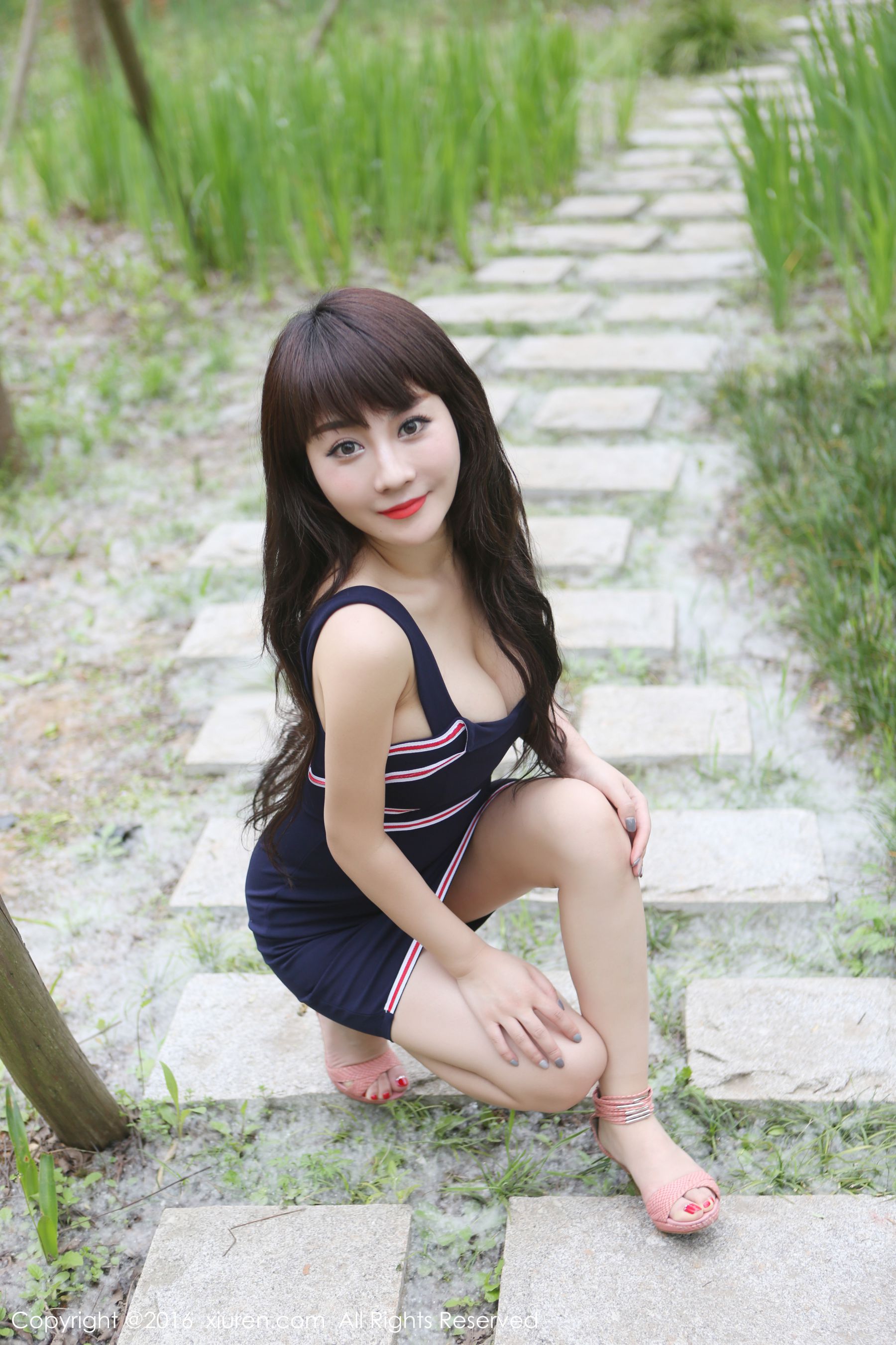 Chen Qiaobei Isabella Outer Shooting Super Skirt Series Xiuren No.529