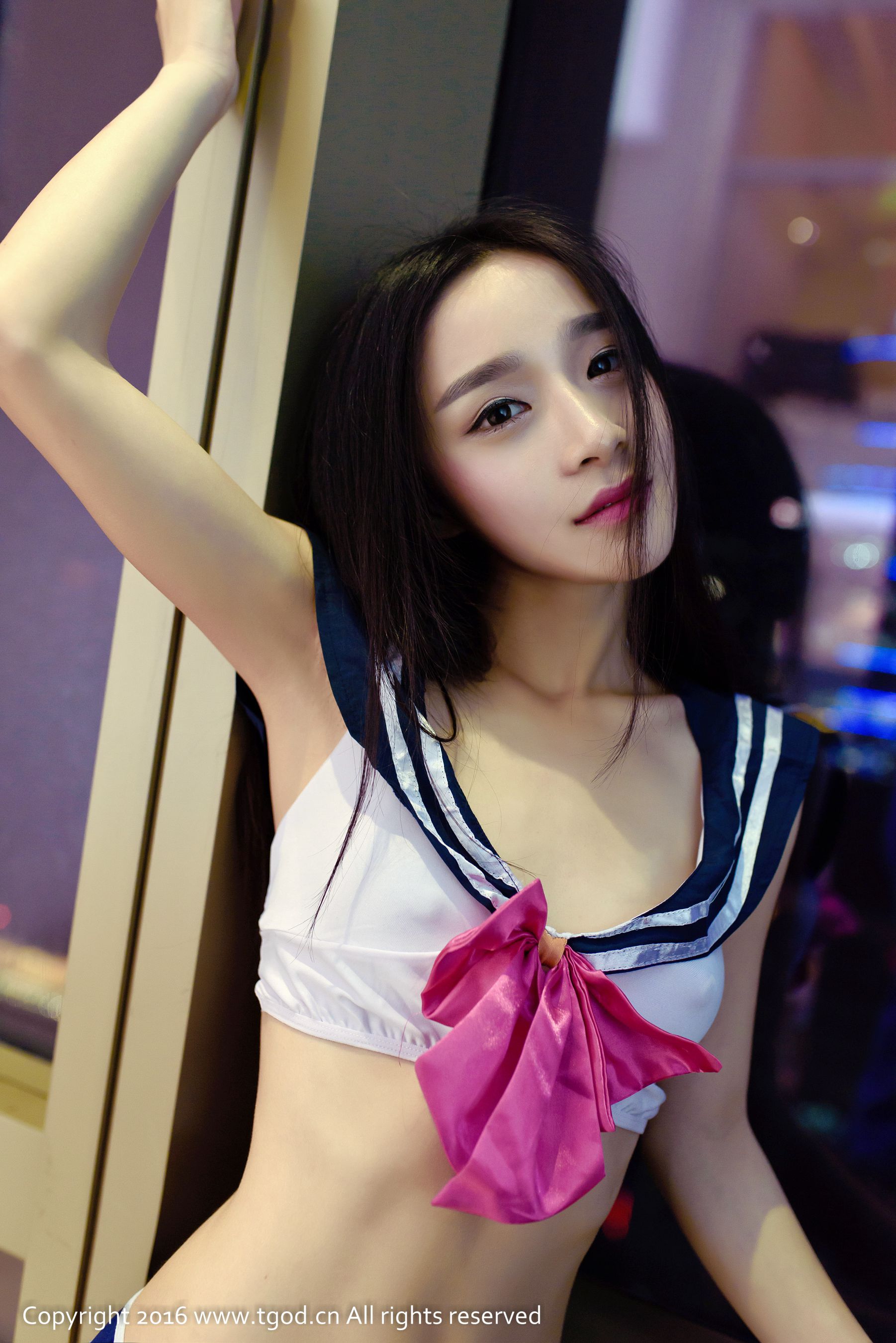 Qimeng Cherish Beautiful Girl with Long Hair and waist, delicate and delicate girl Push Goddess/Royal Girl
