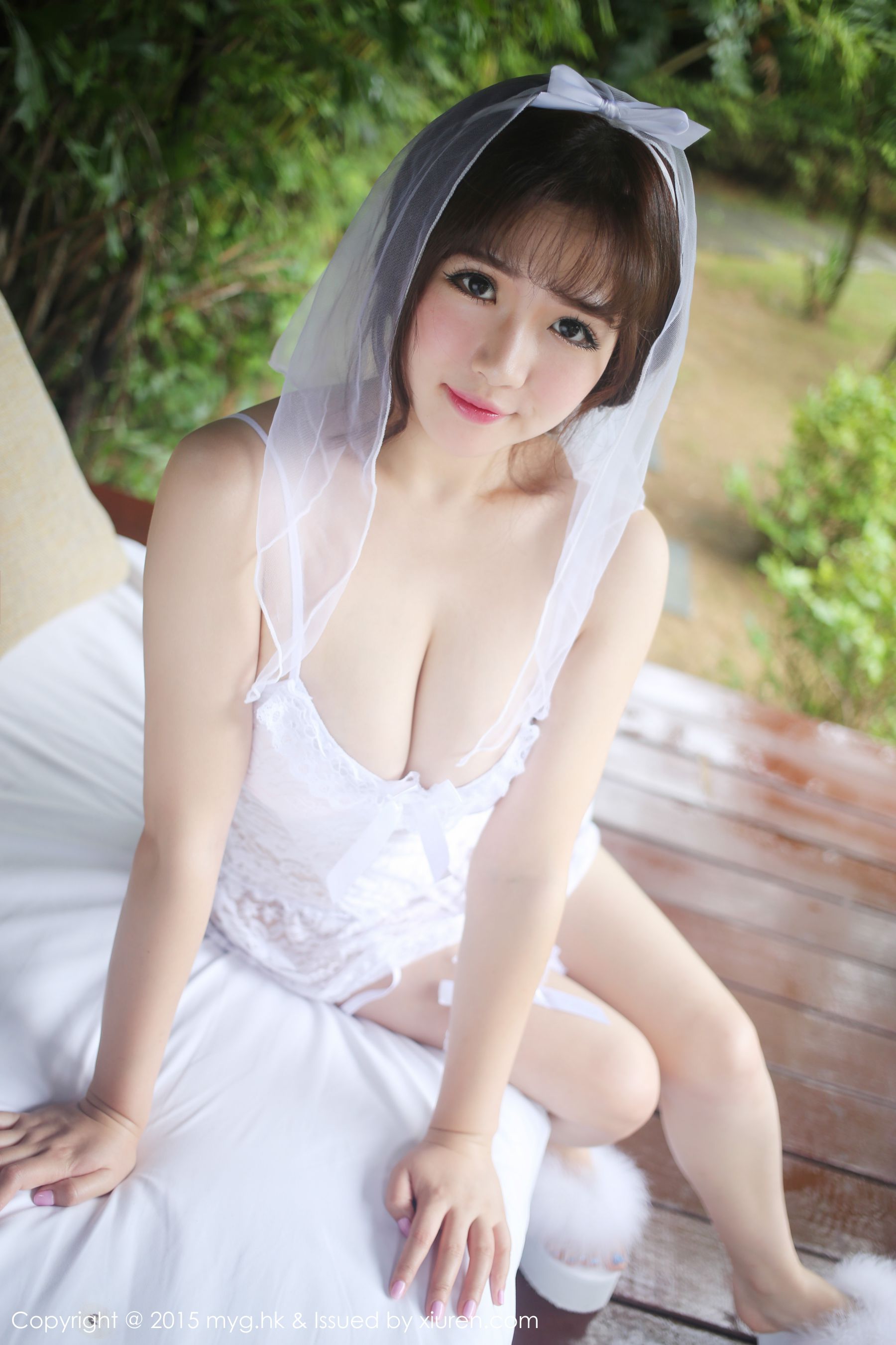 Xu Cake White Wedding Series Miyuan Pavilion Mygirl VOL.165