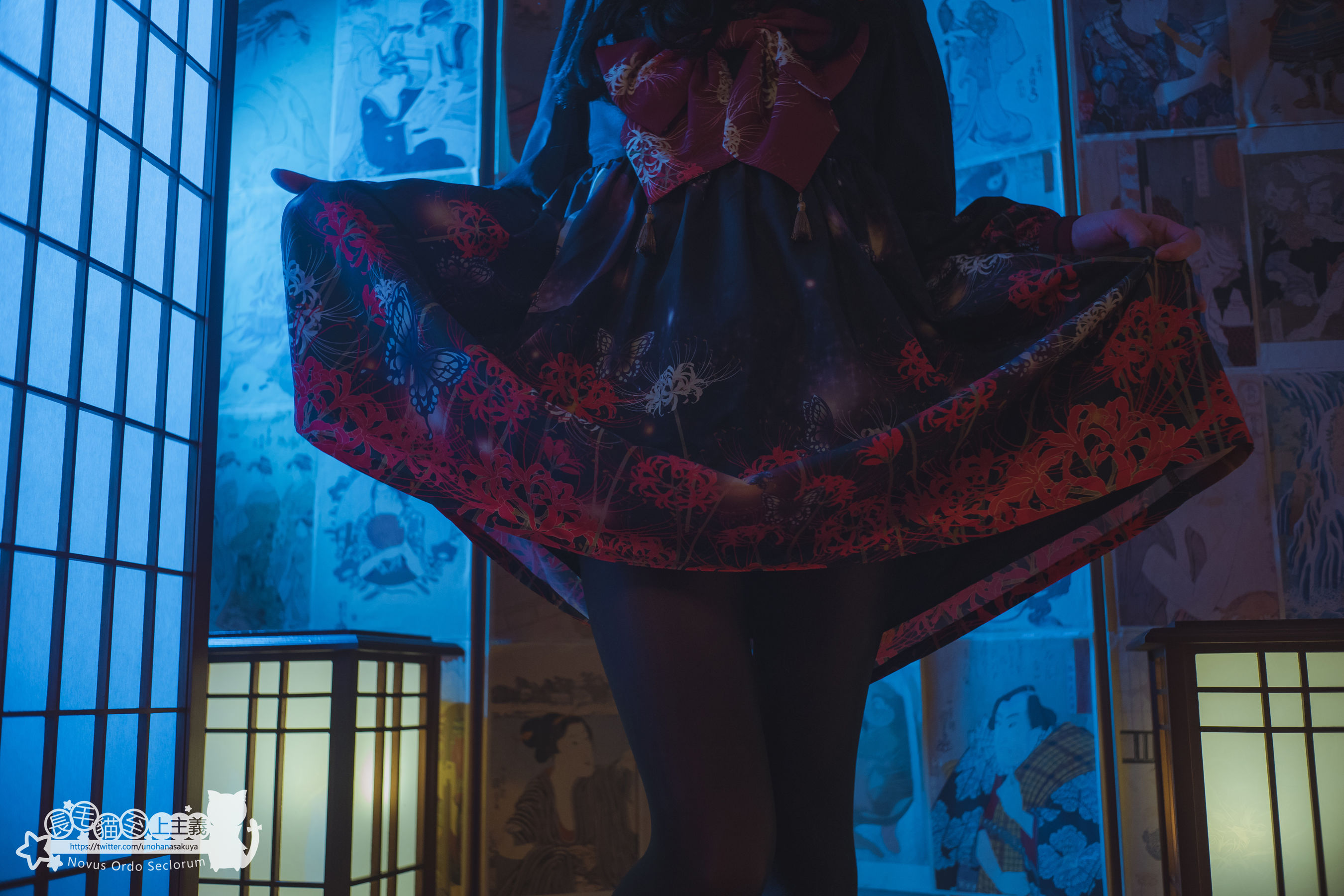 Welfare COS Waiser Kagiki Rin Rin Rin Josei -On the night when cluster amaryllis blooms