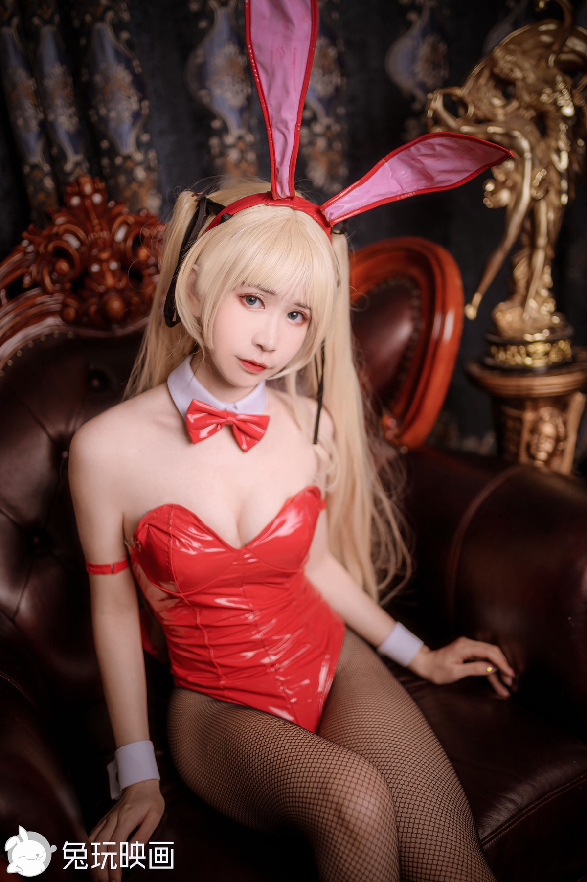 Rabbit Play Movie Cosplay Bunny Girl Red and Black