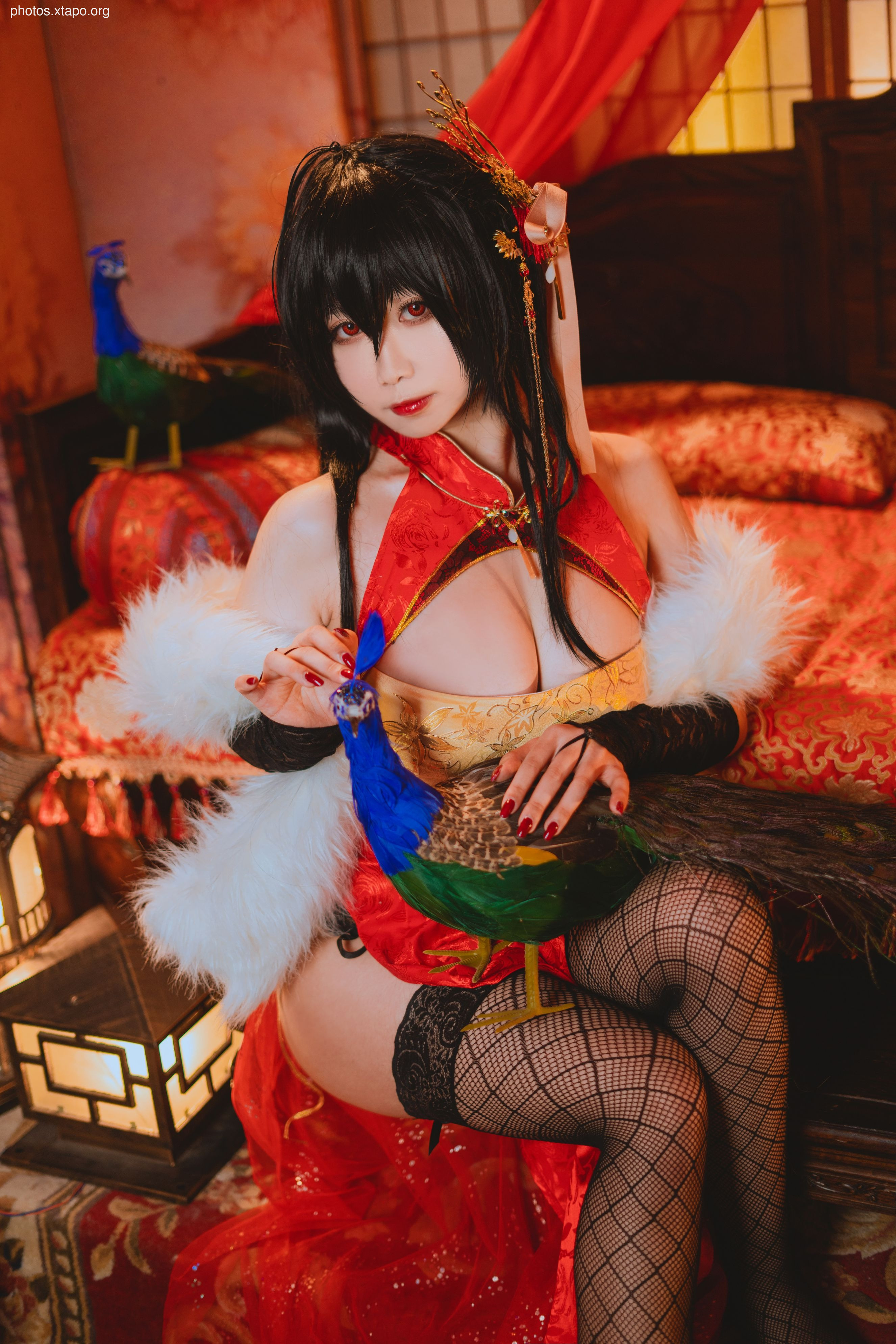 Jeongzi Peach Dafeng Cheongsam 10P-231MB