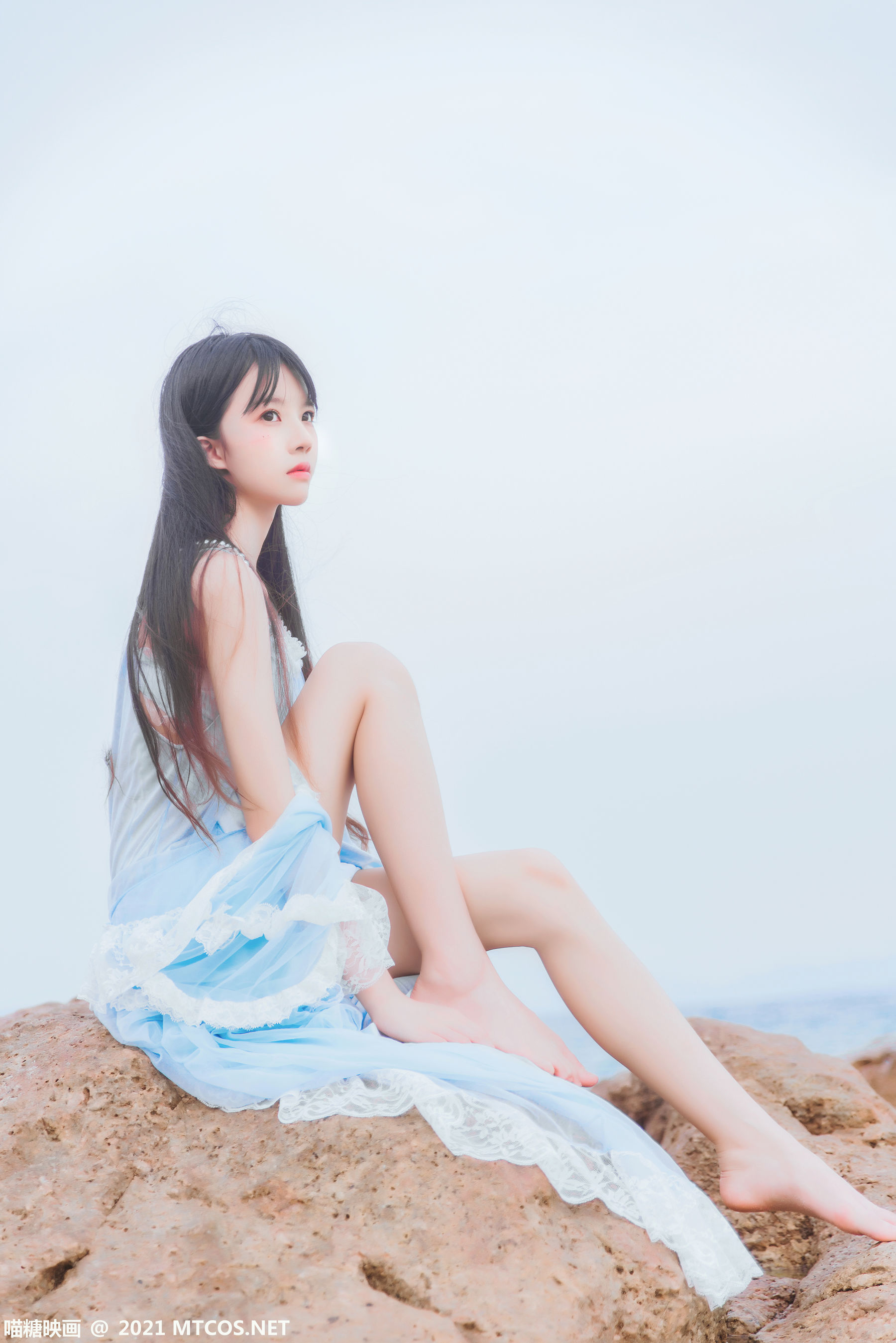 Meow Sugar Scales VOL.380 Seaside long skirt