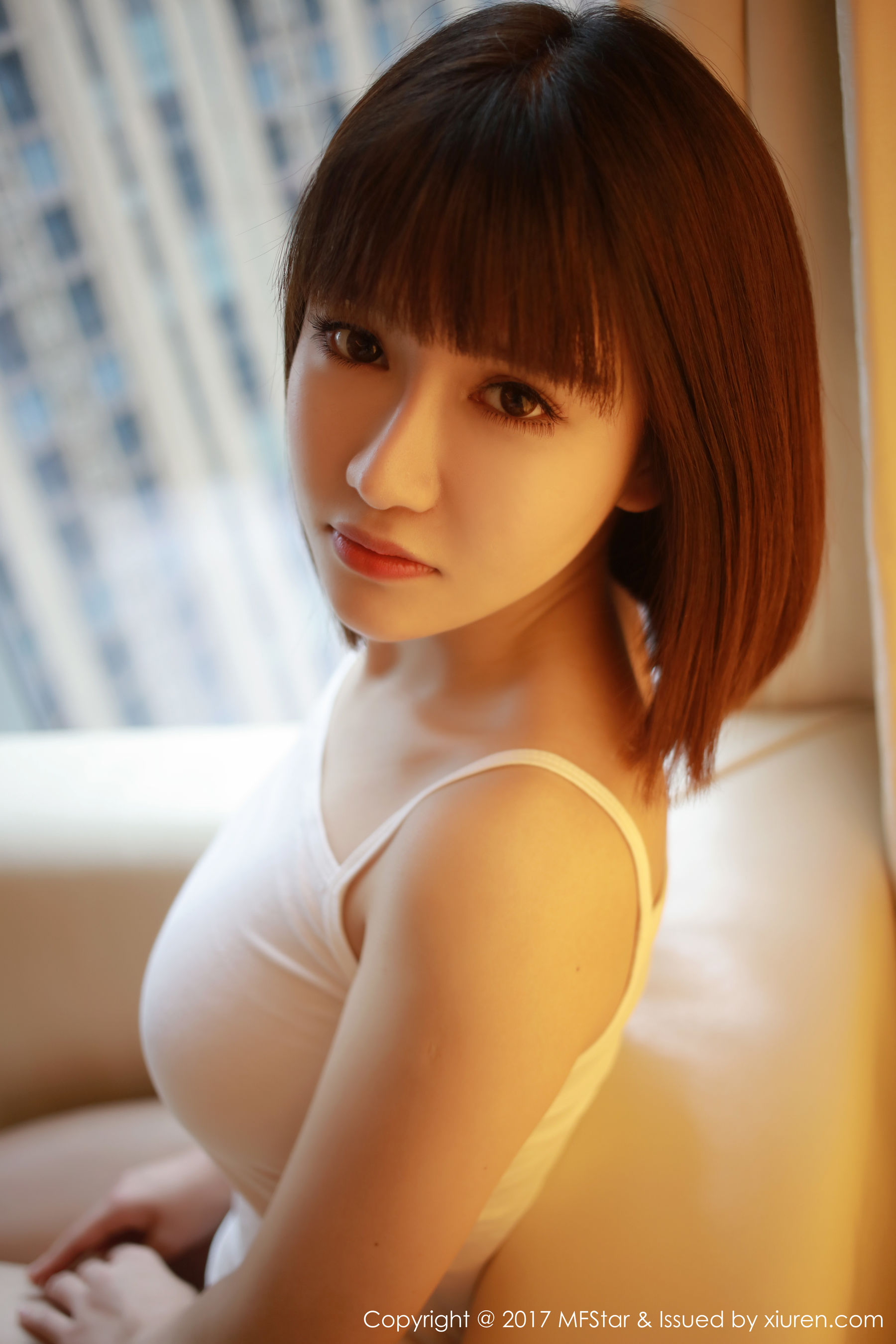 K8 Ao Jiao Meng Meng vivian Seductive Small Vest Model Academy MFStar Vol.102