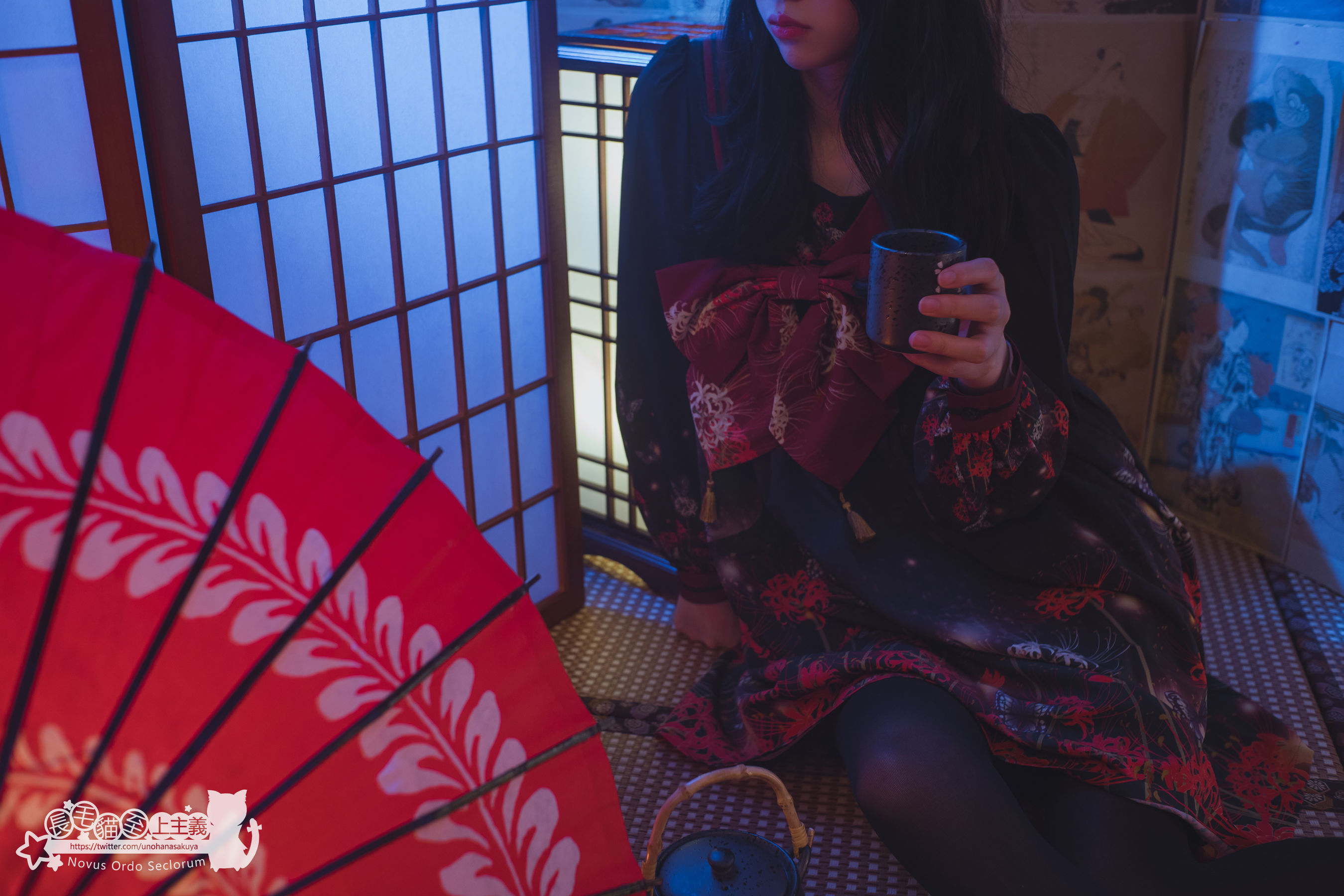 Welfare COS Waiser Kagiki Rin Rin Rin Josei -On the night when cluster amaryllis blooms