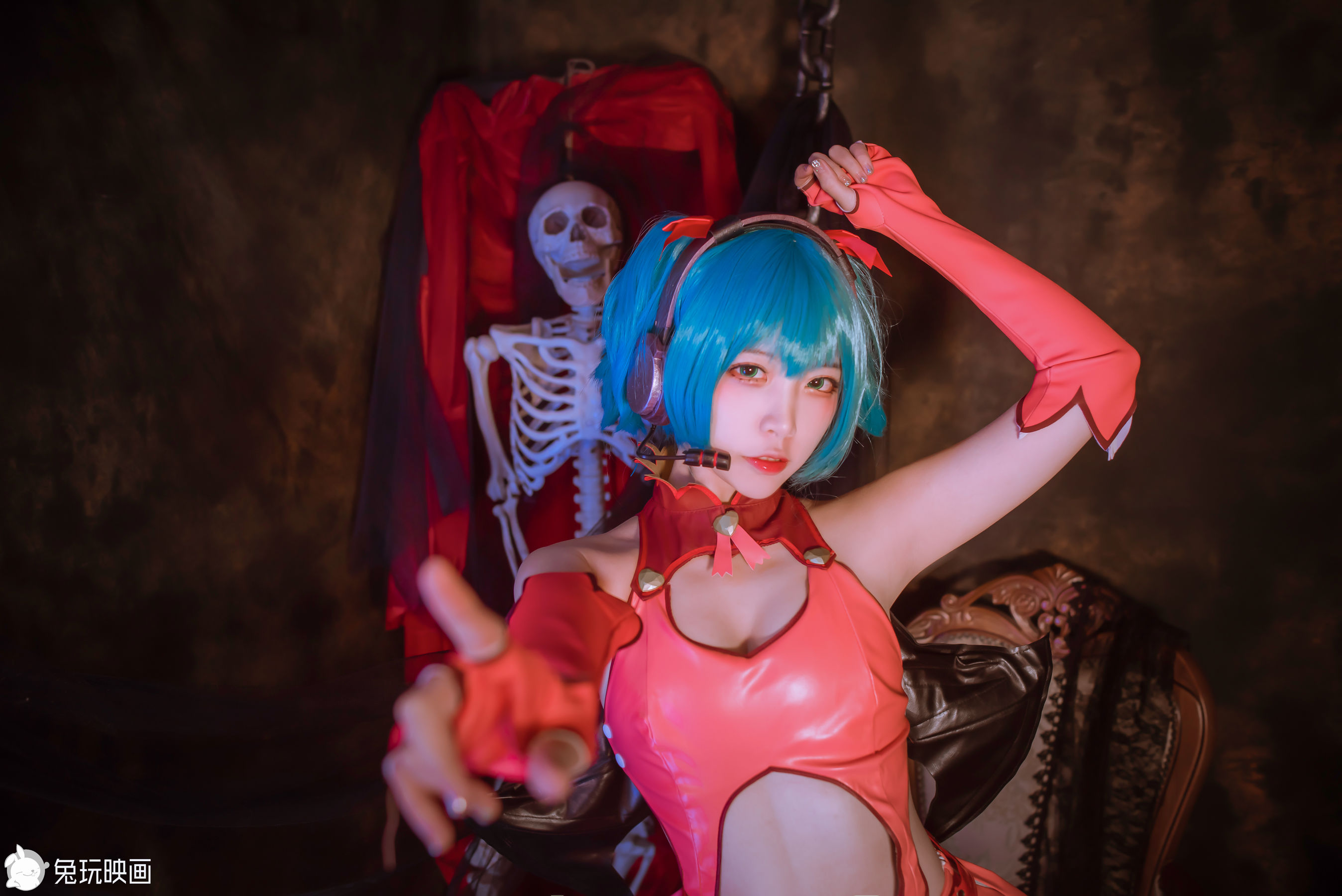 Rabbit Playing Paintings -Chong Little Demon