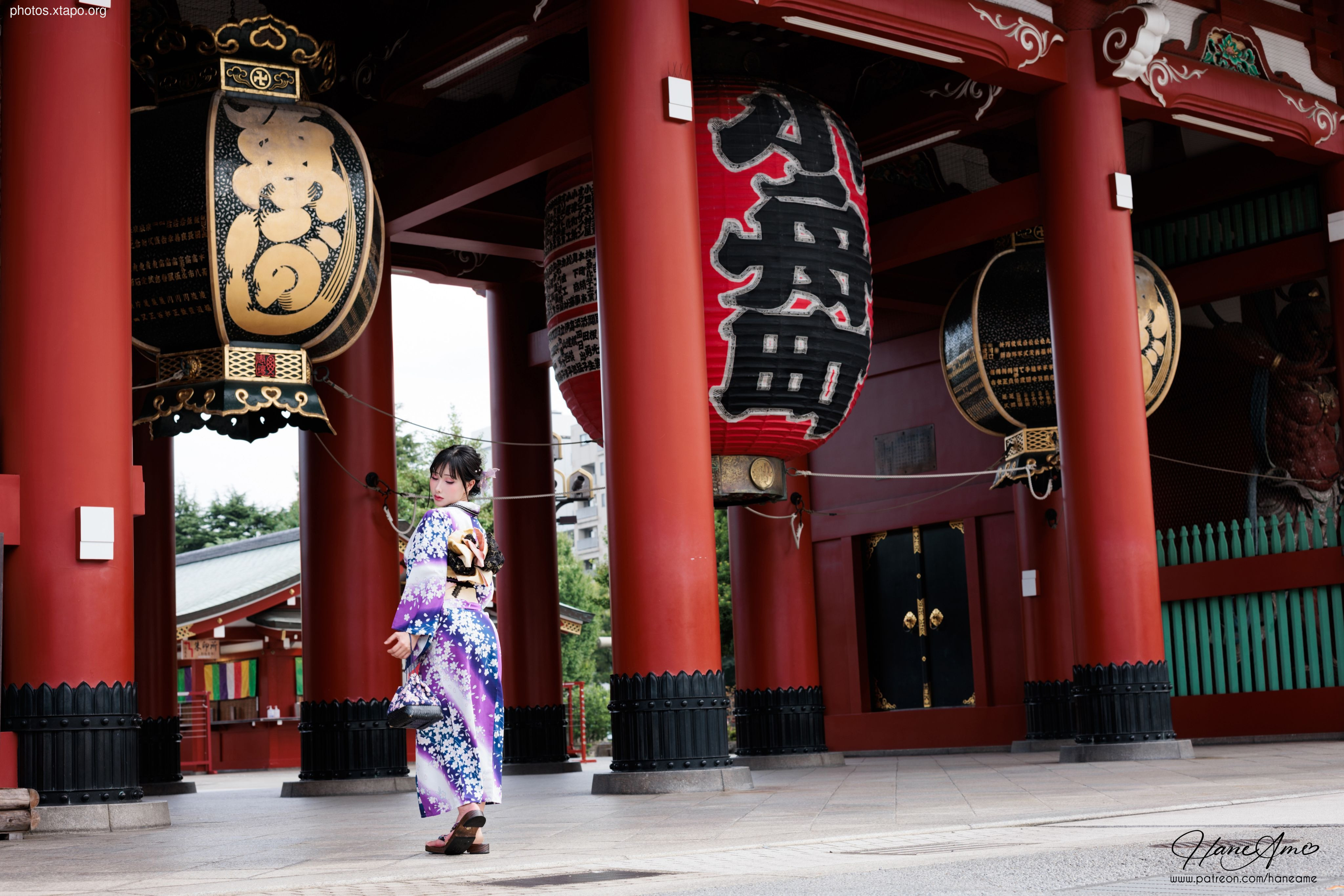 Violet summer yukata