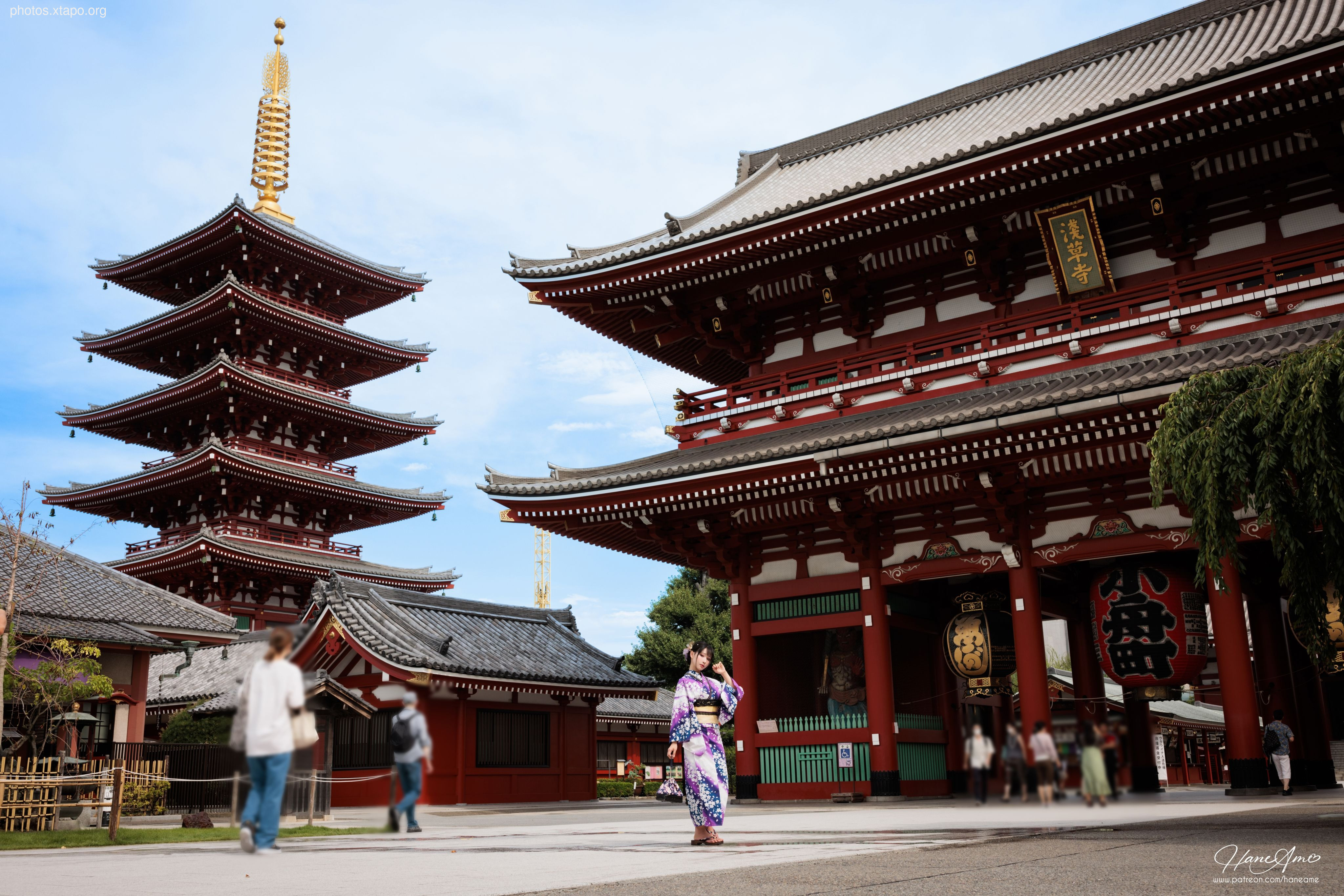 Violet summer yukata