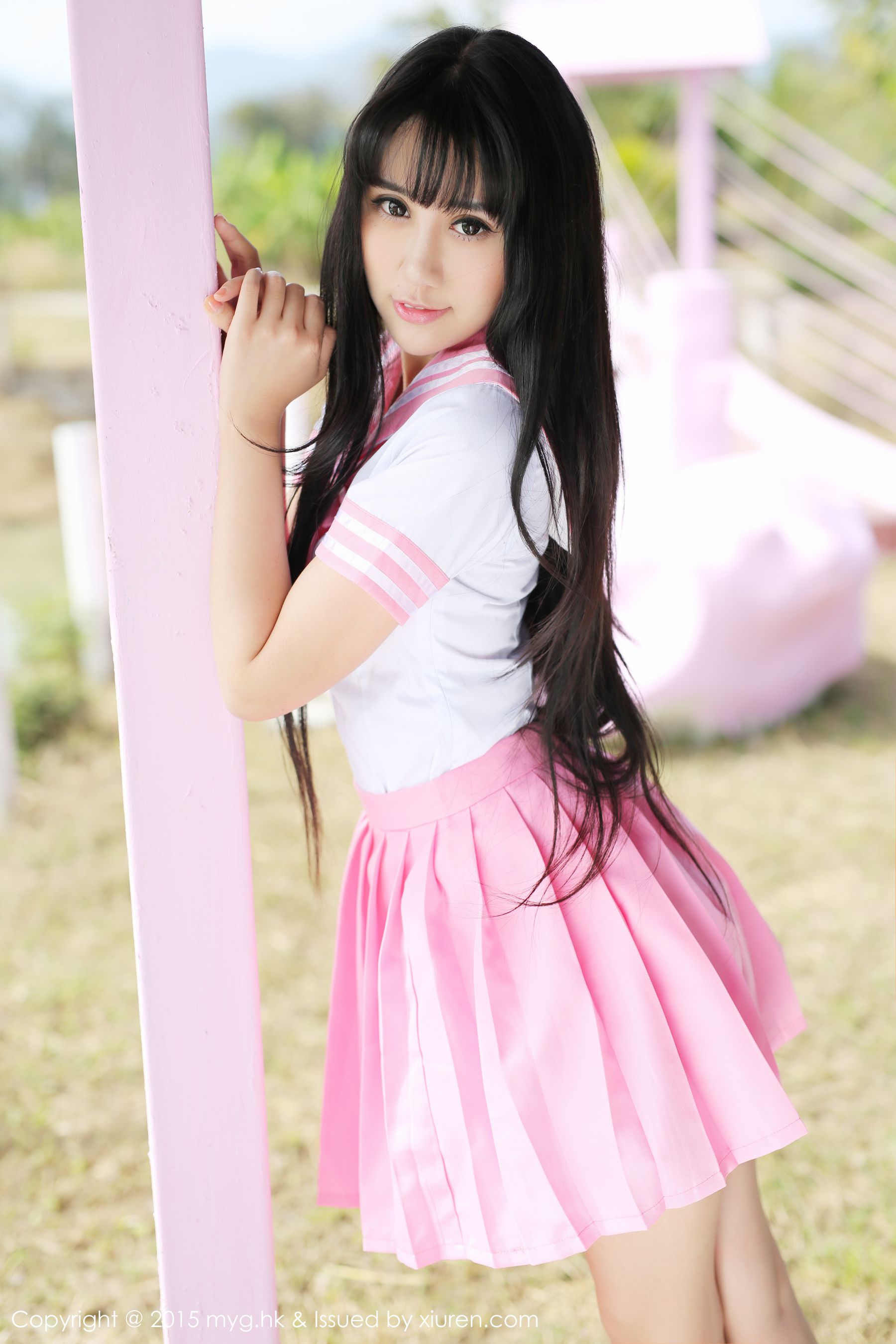 Yang Xiaoying's Pai County, Thailand school uniformhot pantsunderwear Meiyuan Pavilion Mygirl VOL.099