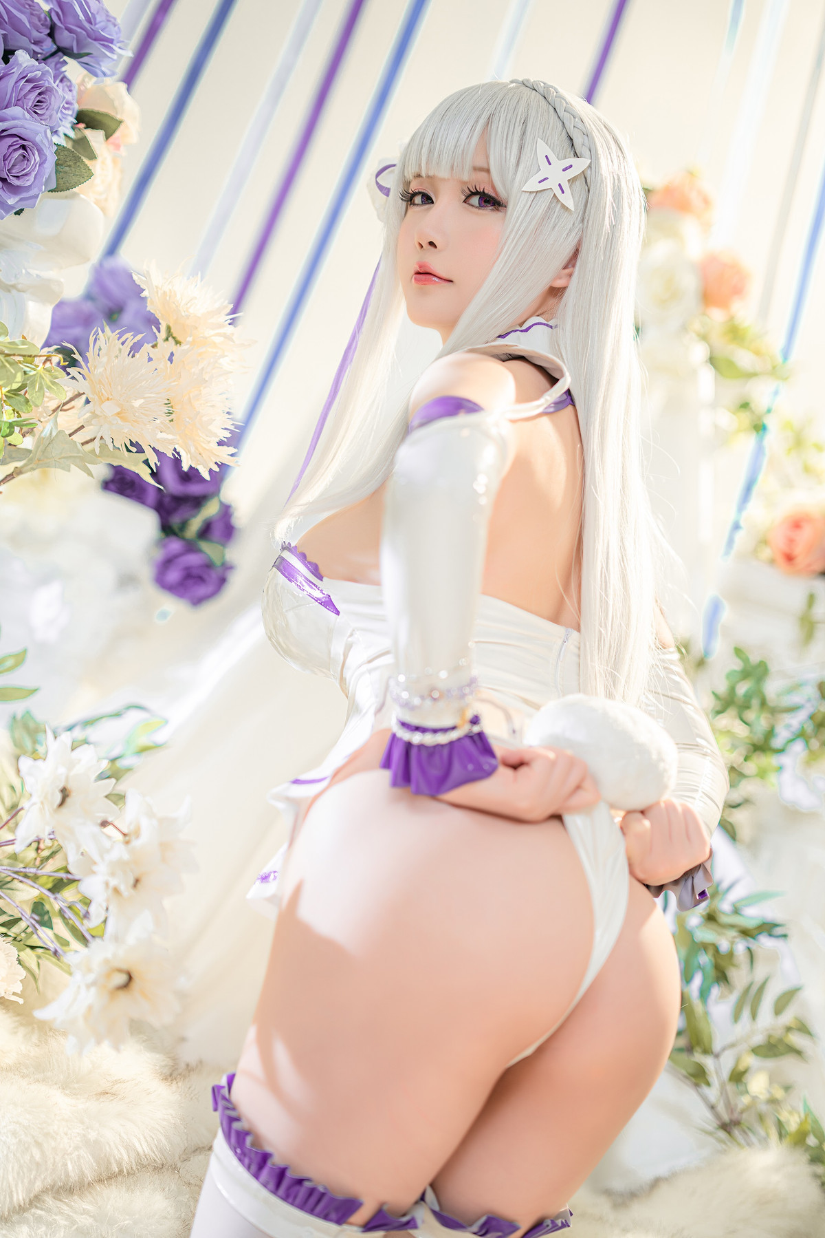 Hoshilily Miss Star Chichi Cosplay Emilia