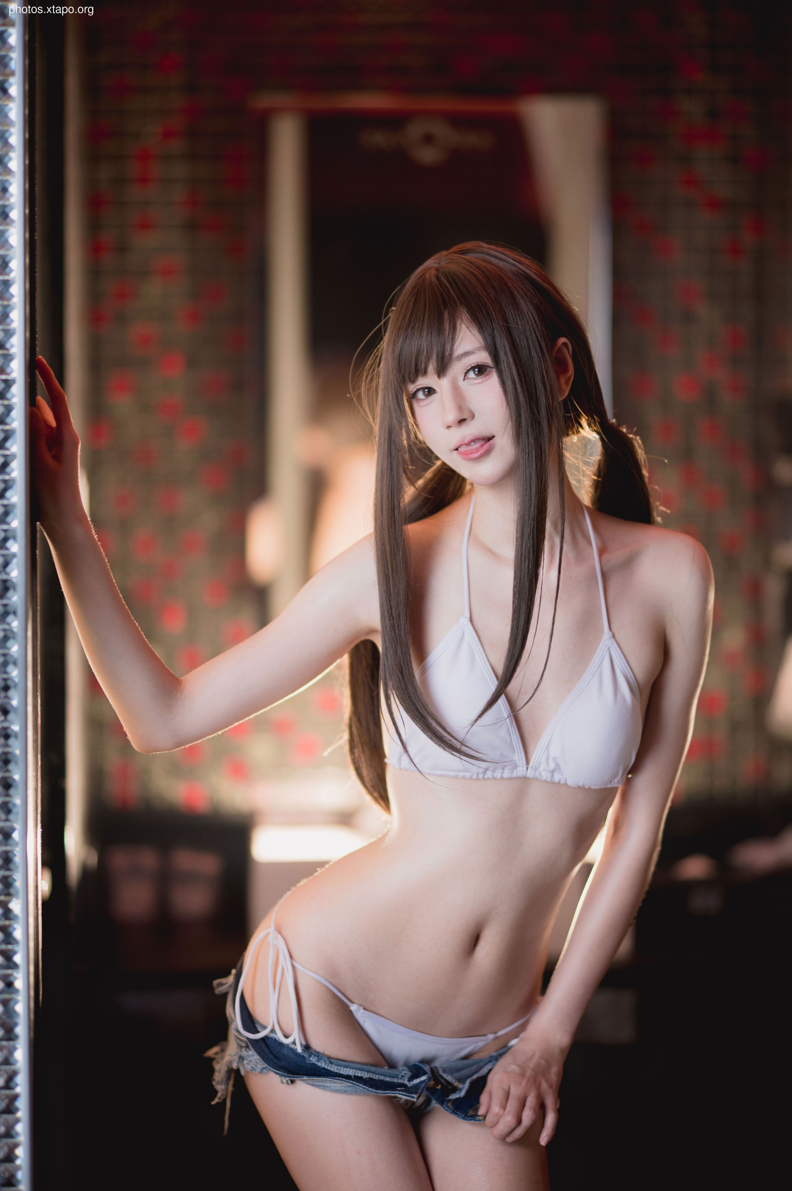 Xiyuan Temple Nange White underwear transparent JK