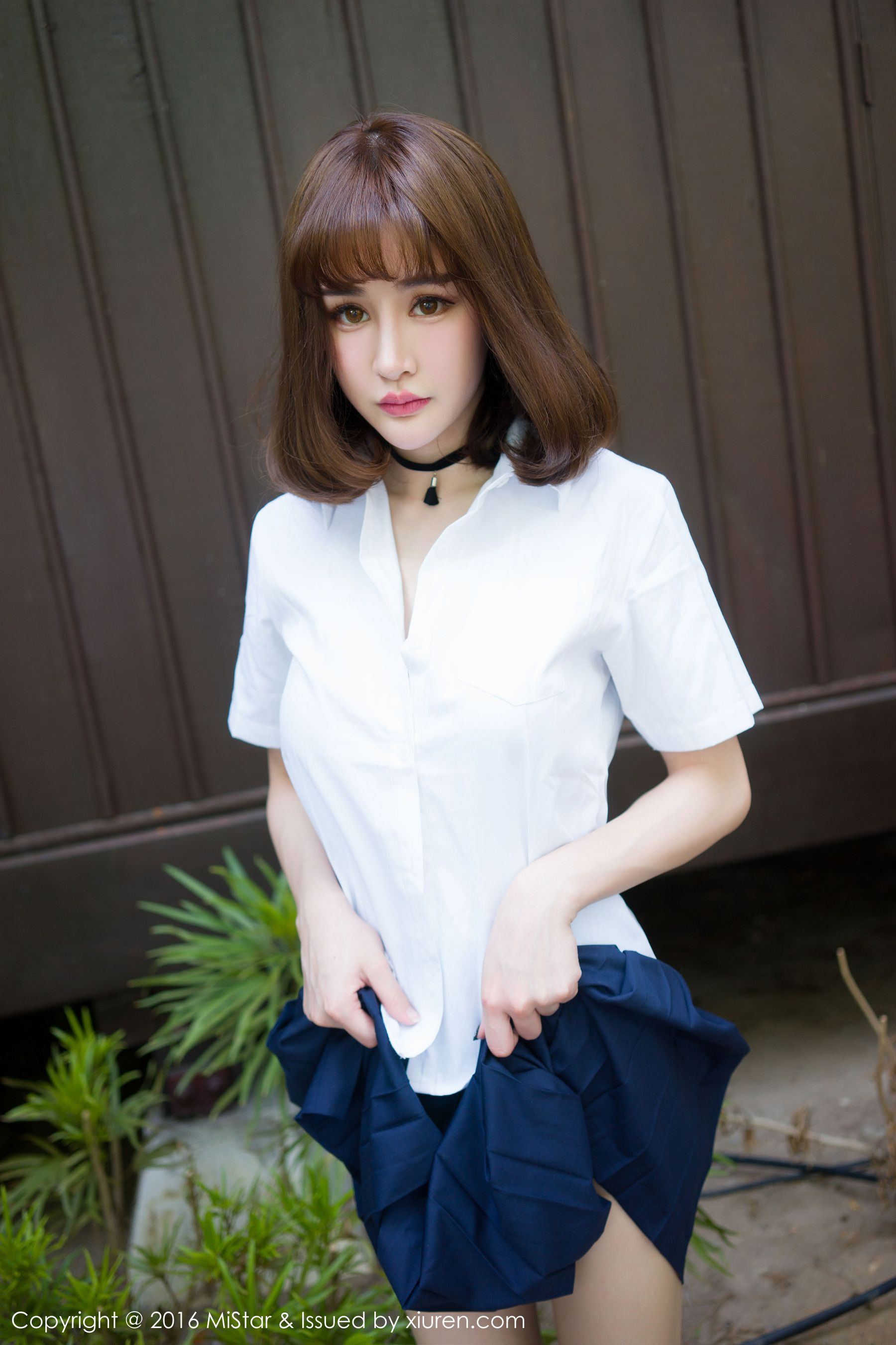 Cheryl Green Tree Langkawi Travel bikinischool uniform Meiyan Club Mistar Vol.076