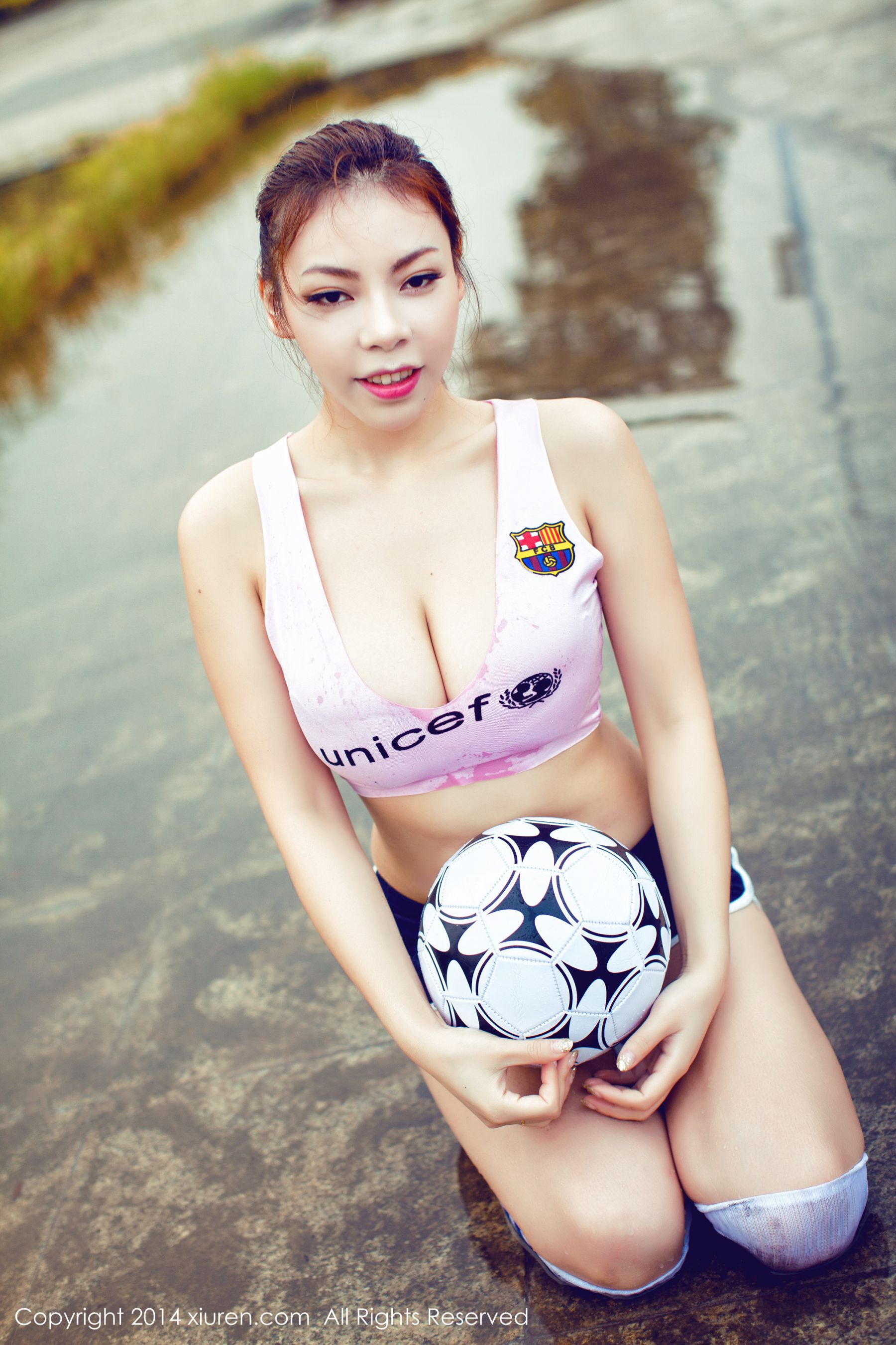 2014 Brazil World Cup Football Baby Collection Xiuren No.159