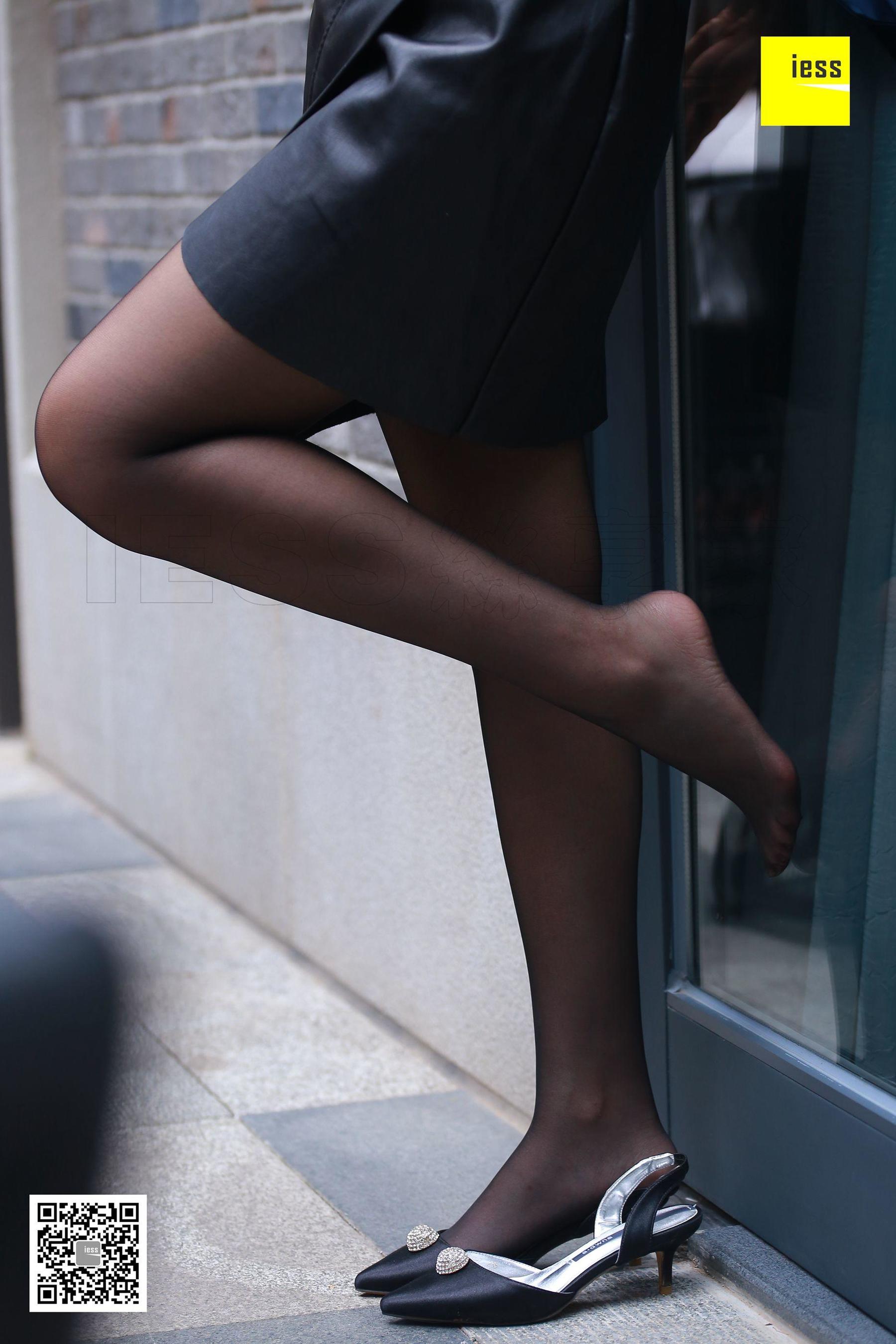 Purple Purple Black Silk Shooting on the Street Different Thoughts to IESS Silk House 243