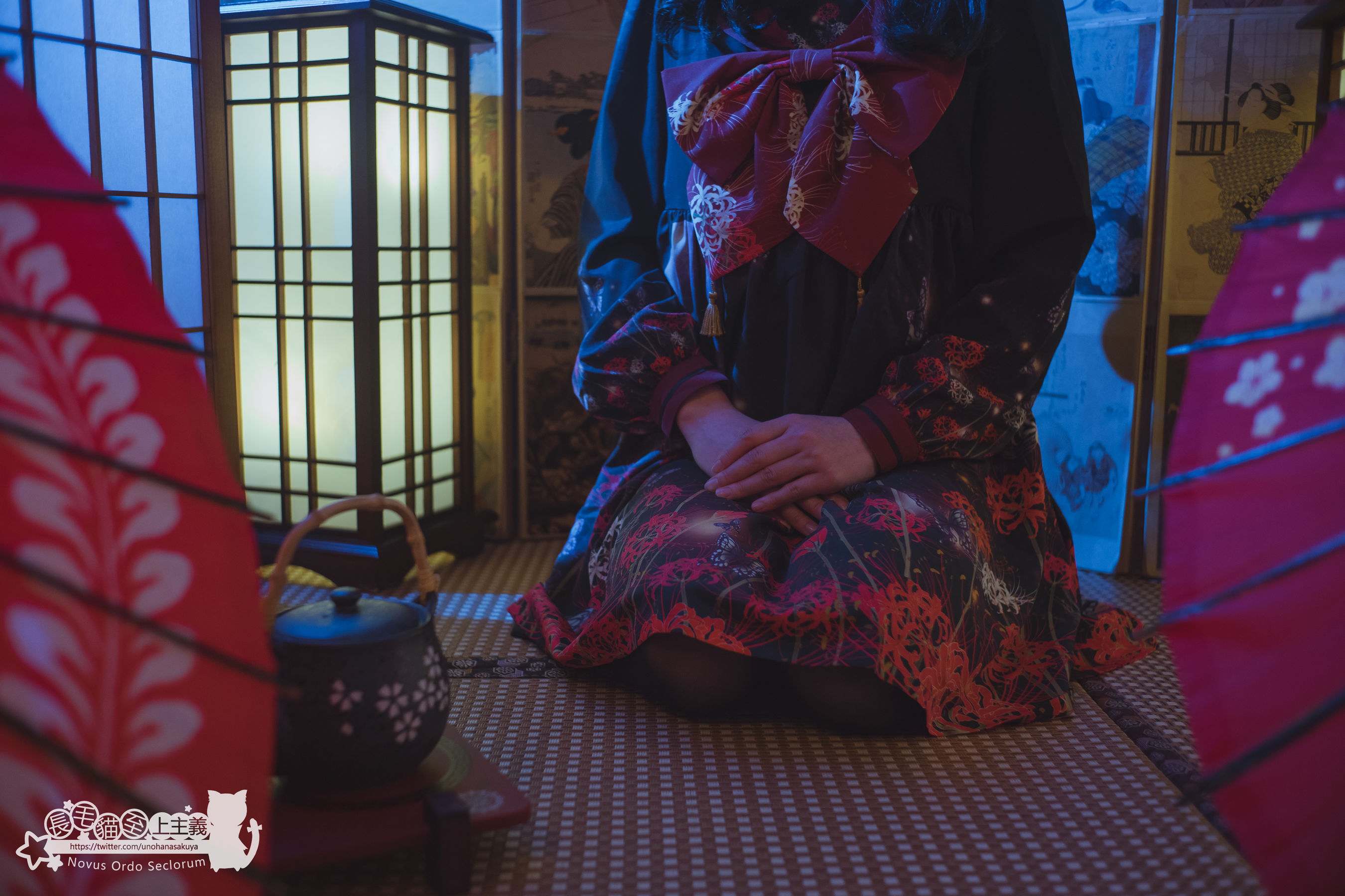 Welfare COS Waiser Kagiki Rin Rin Rin Josei -On the night when cluster amaryllis blooms