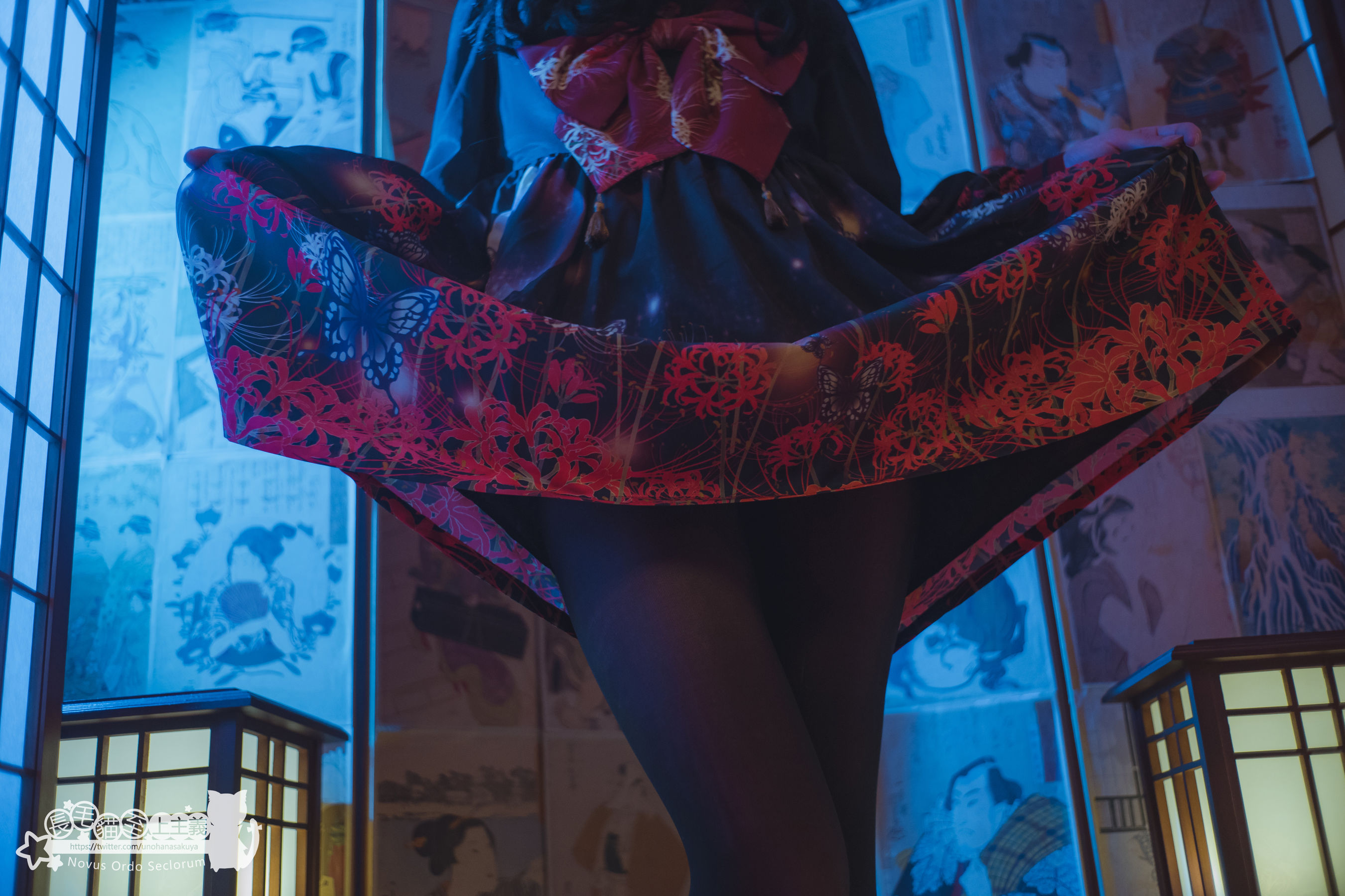 Welfare COS Waiser Kagiki Rin Rin Rin Josei -On the night when cluster amaryllis blooms