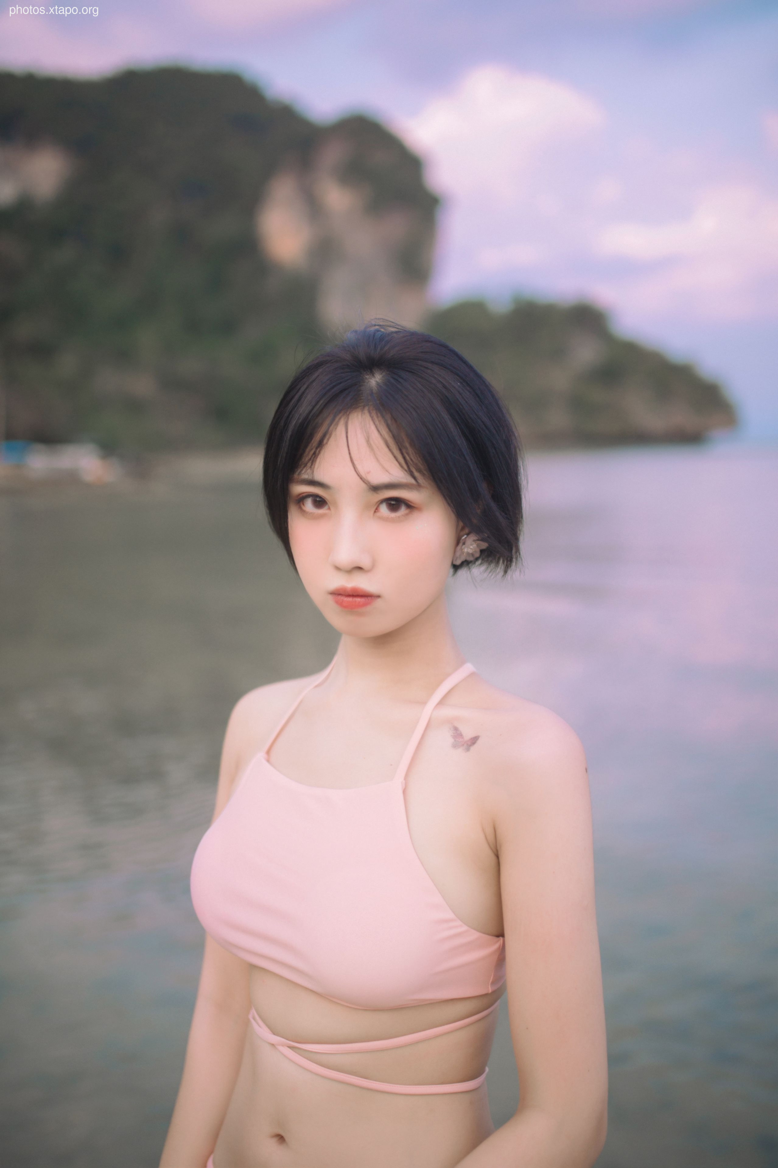 No.020 pink swimsuit 30p-235MB