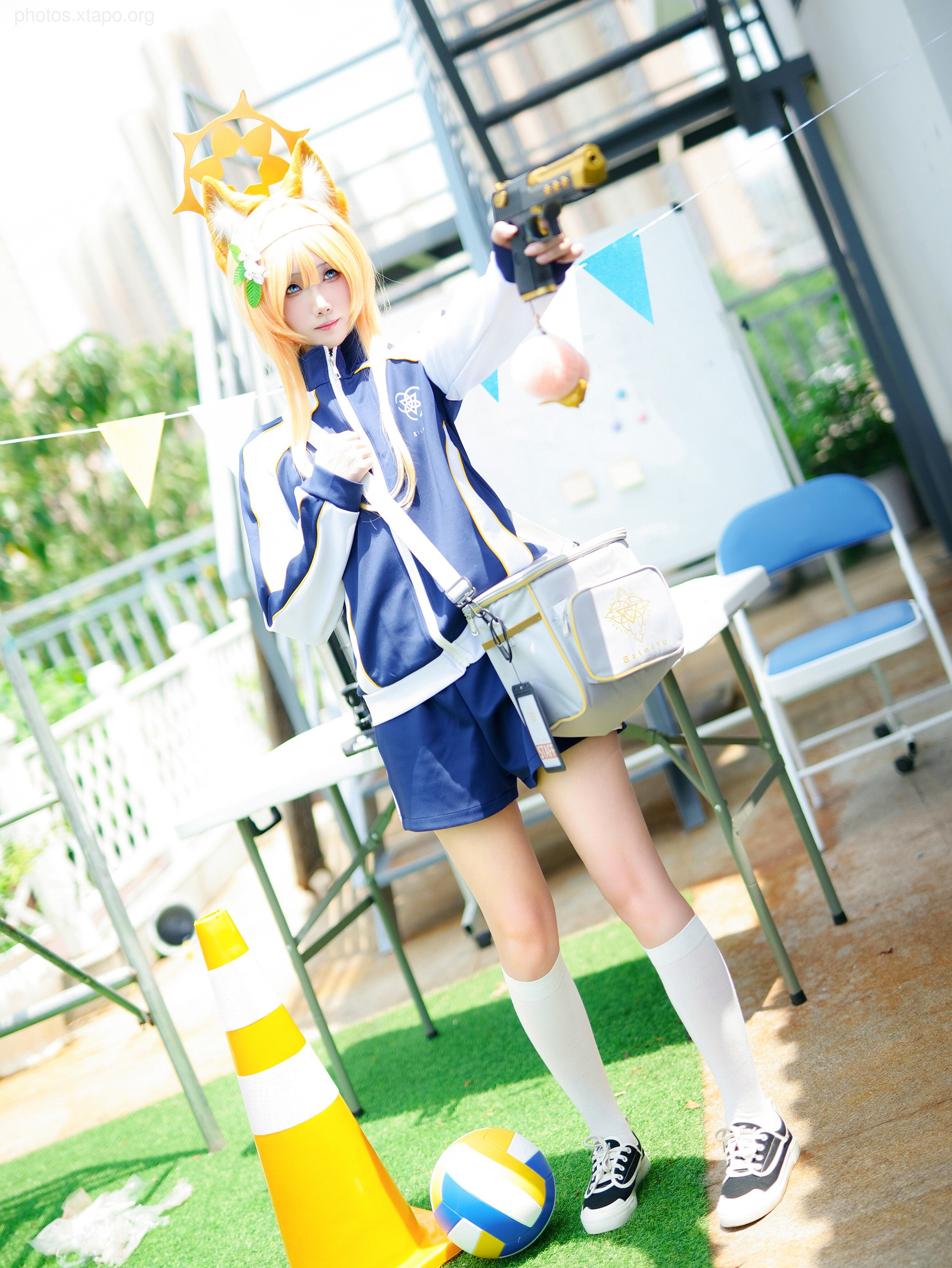 Mother Blue Archive -Iluo マ リ ー (Gymnastics) Cosplay Vol.02