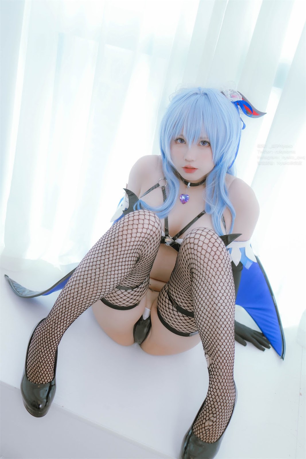 Cosplay Nyako Miaozi Genshin Ganyu Succubus