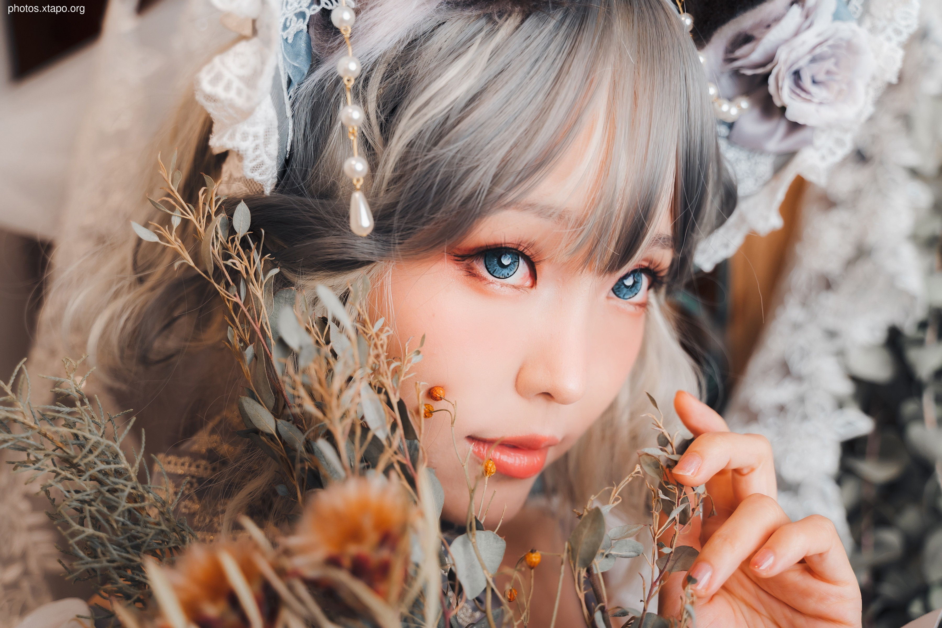 Elyee -Agdoll cat doll puppet cat girl figure