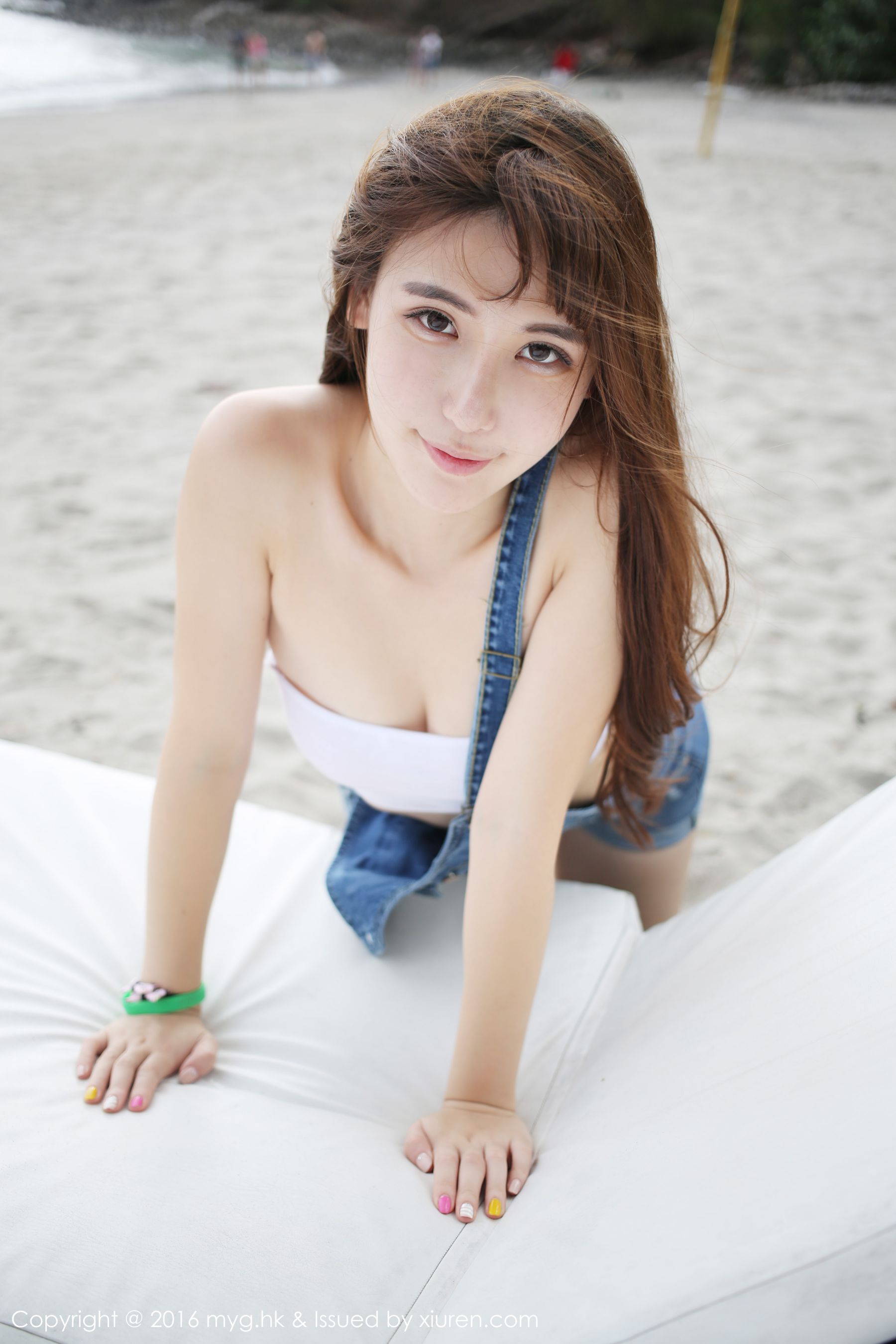 Xiongyu BOBO Longmu Island Travel Beach Beauty Fresh Series Miyuan Pavilion Mygirl VOL.191