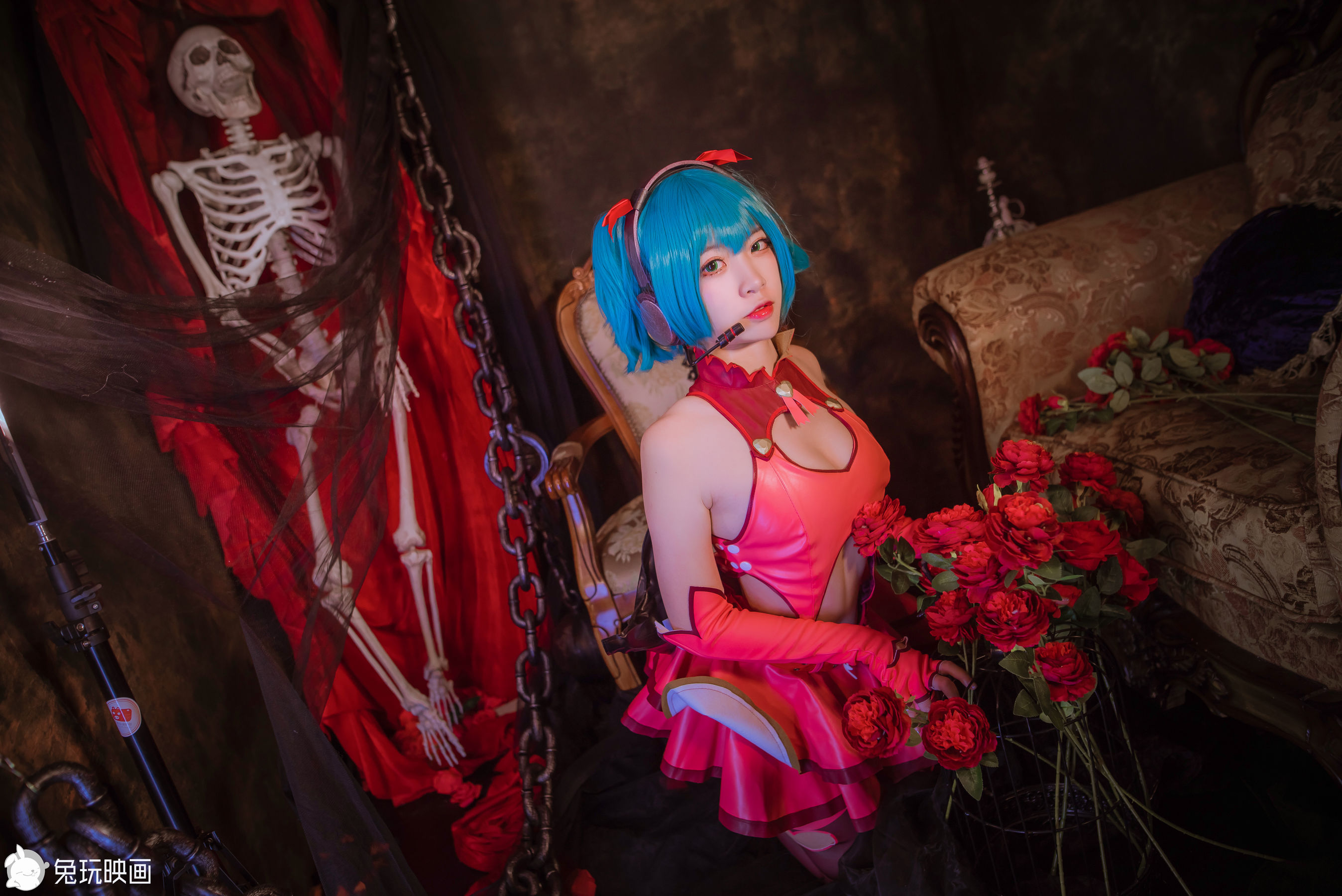 Rabbit Playing Paintings -Chong Little Demon