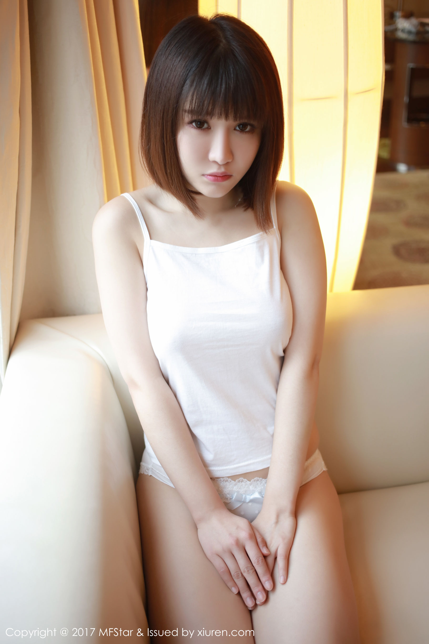 K8 Ao Jiao Meng Meng vivian Seductive Small Vest Model Academy MFStar Vol.102