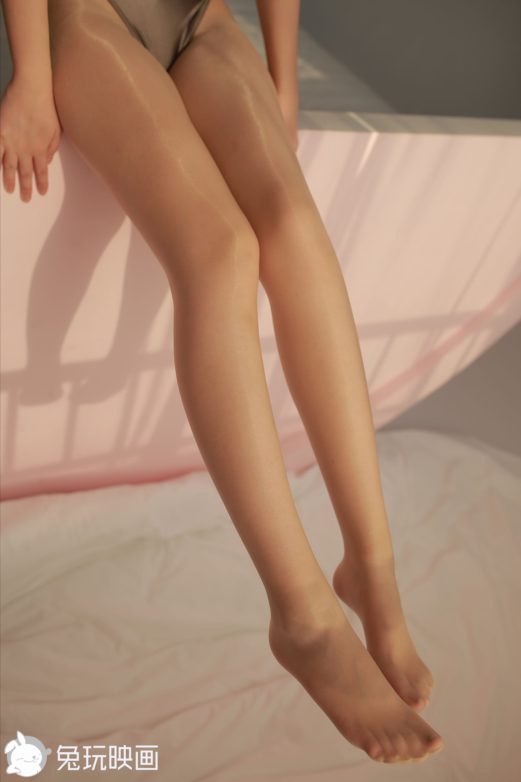 Bunny Playing Penalty -The long legs in the sun