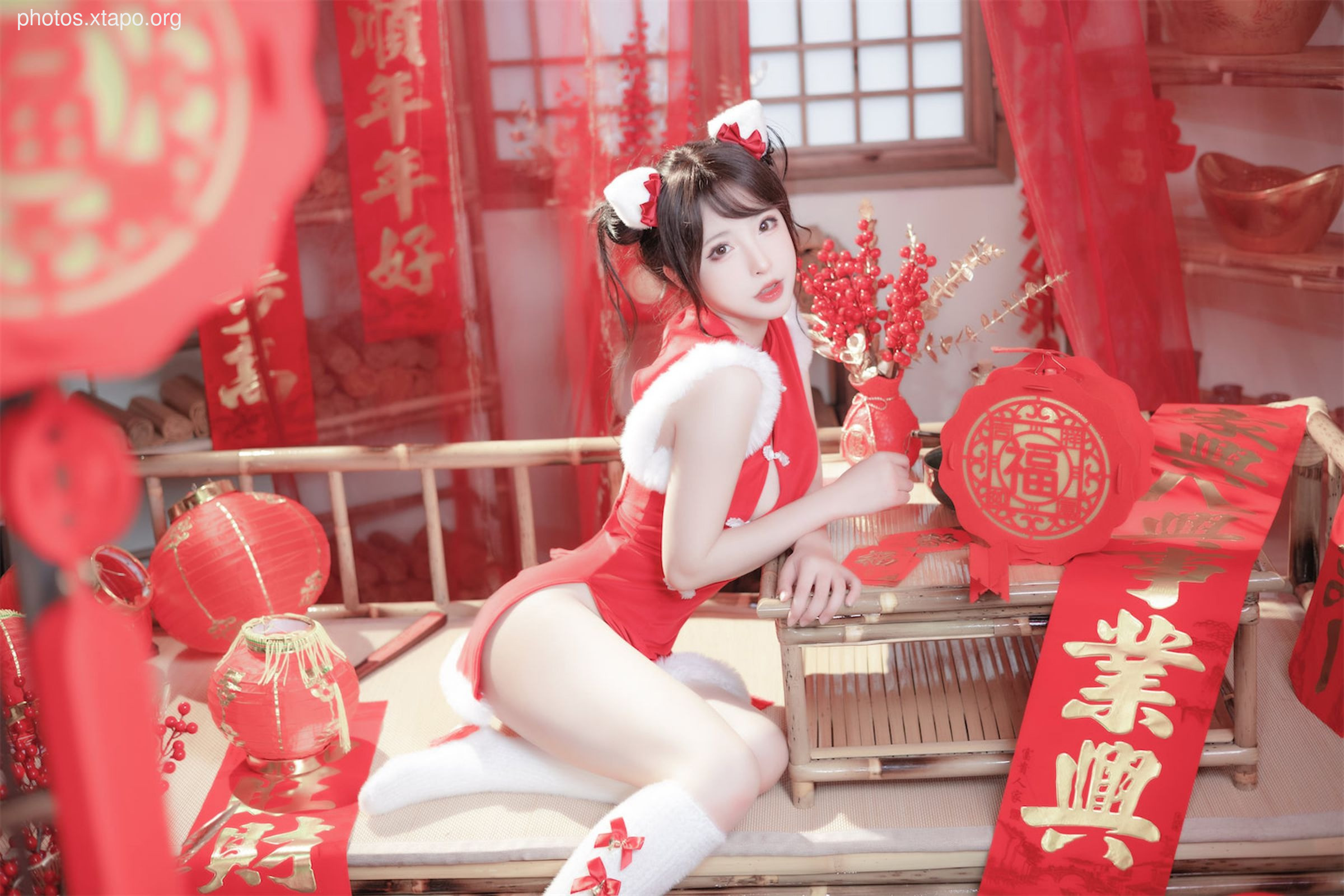 Shimizuya 2023 New Year Cheongsam 77P-770MB