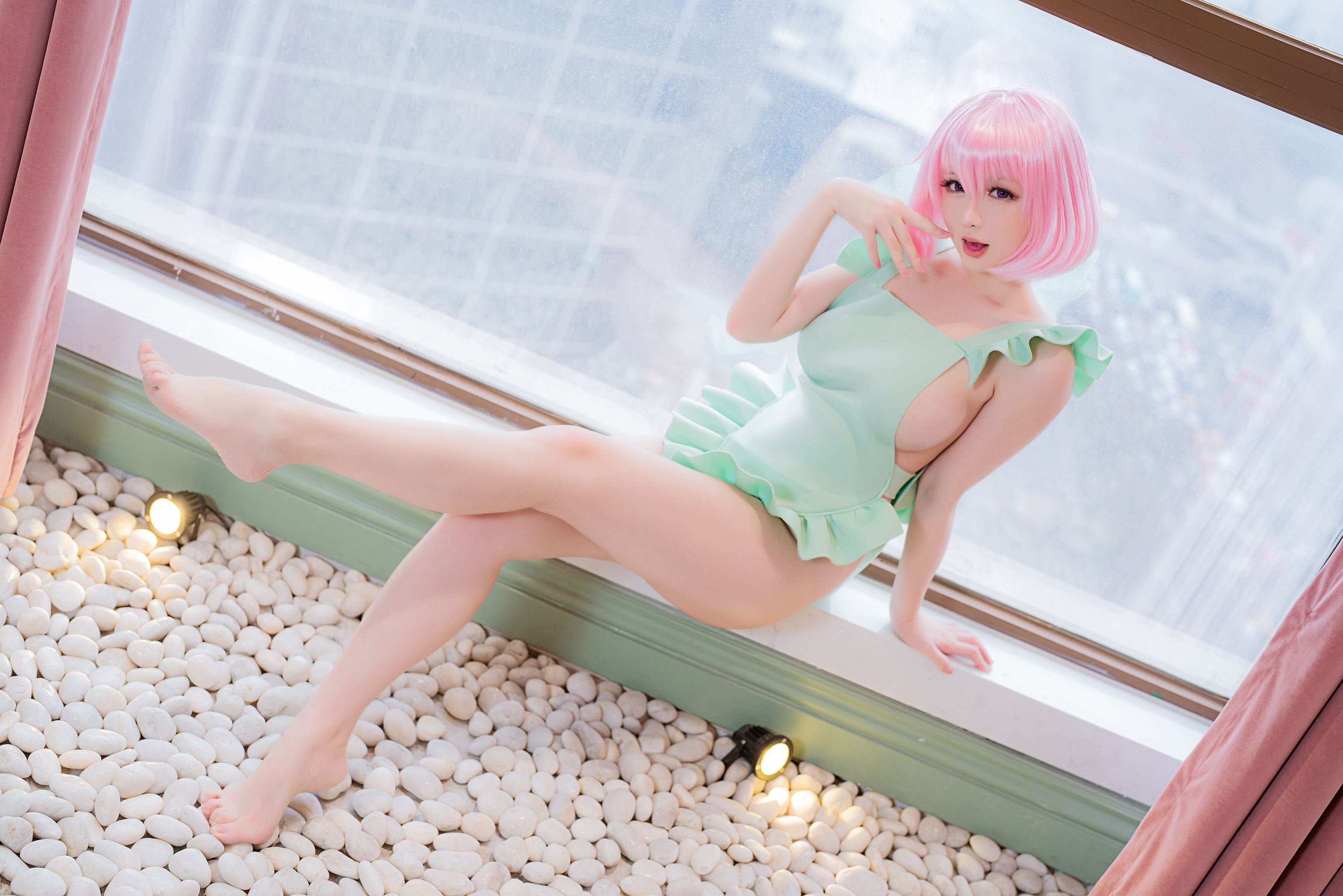 Welfare COS Miss Coser Sister Star Zhi Zhi Zhi -Valentine's Day Dream set group